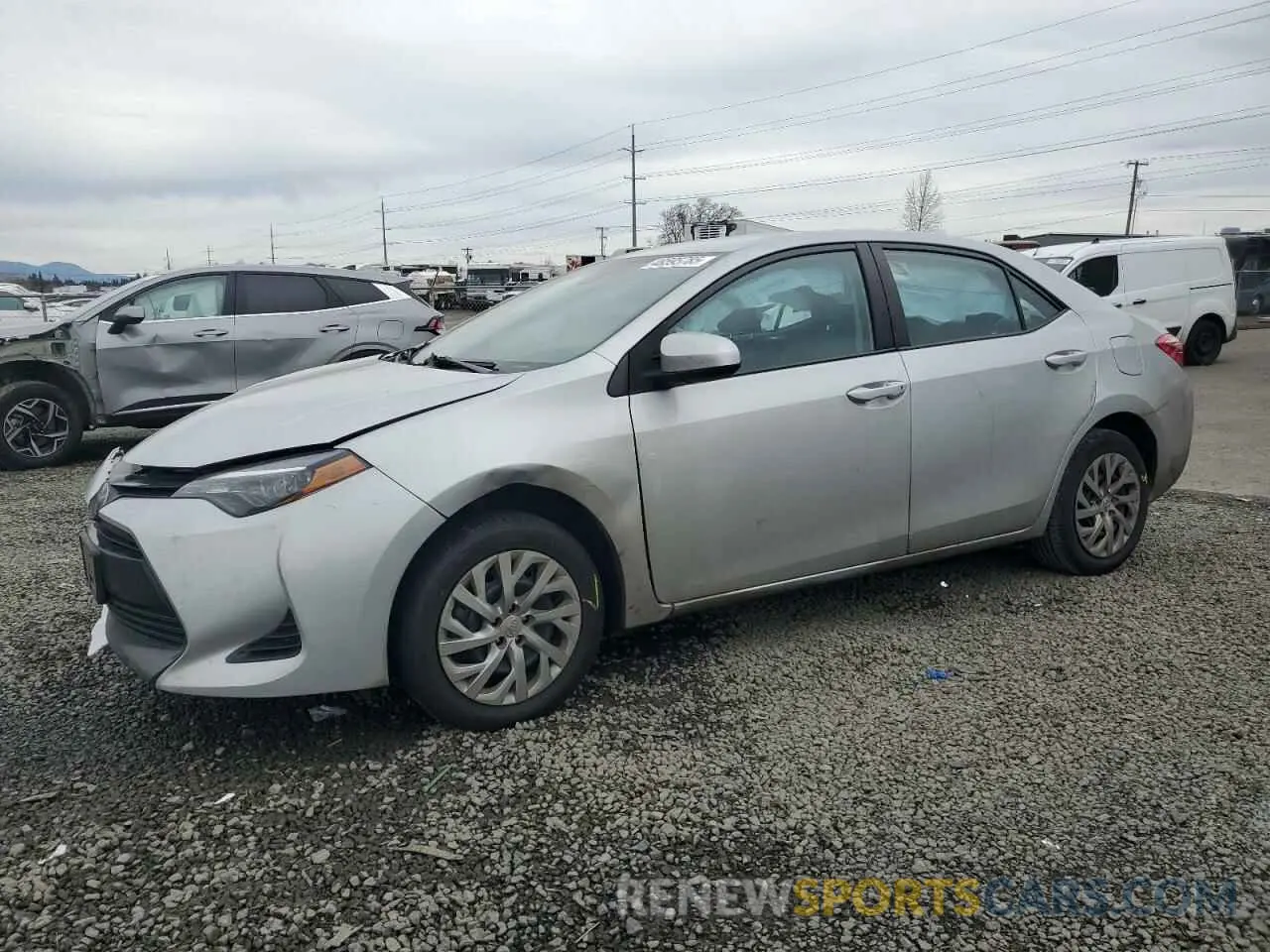1 Photograph of a damaged car 2T1BURHE5KC136330 TOYOTA COROLLA 2019