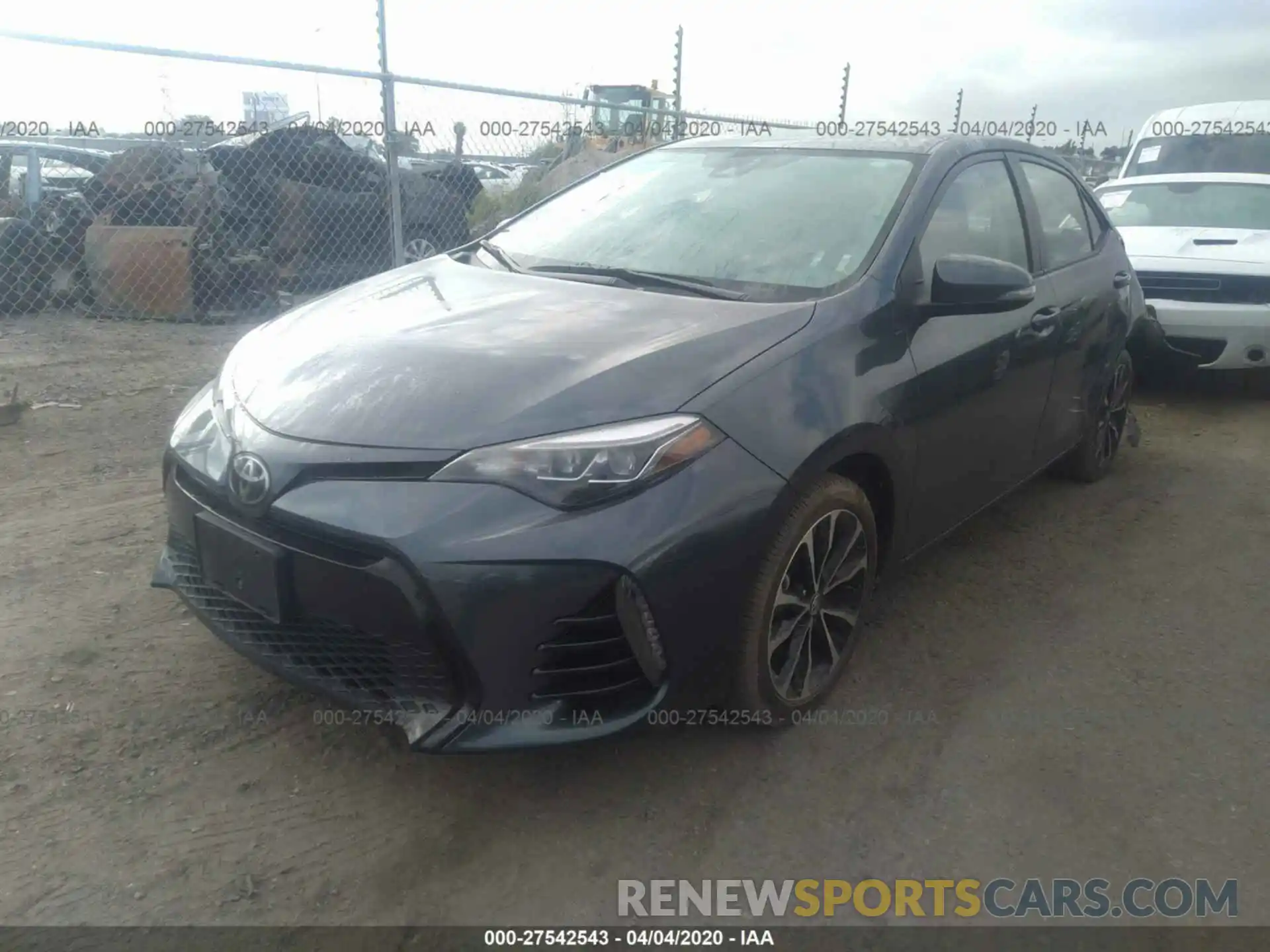 2 Photograph of a damaged car 2T1BURHE5KC143049 TOYOTA COROLLA 2019