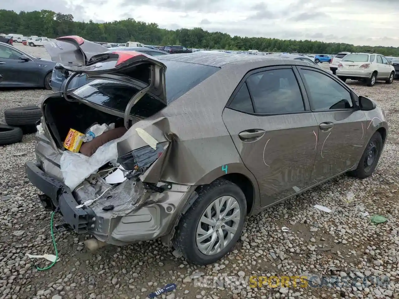 4 Photograph of a damaged car 2T1BURHE5KC143911 TOYOTA COROLLA 2019