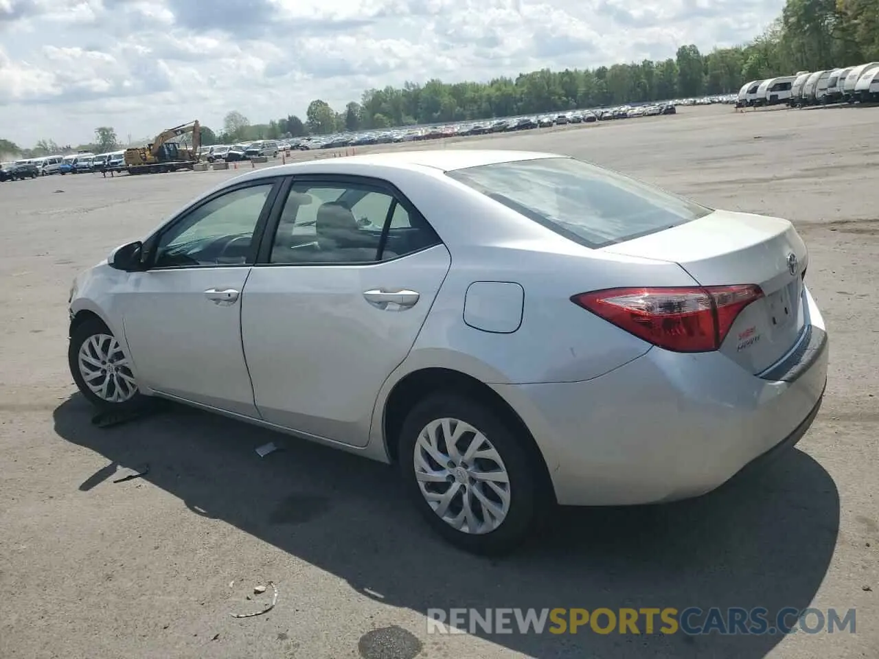 2 Photograph of a damaged car 2T1BURHE5KC144525 TOYOTA COROLLA 2019