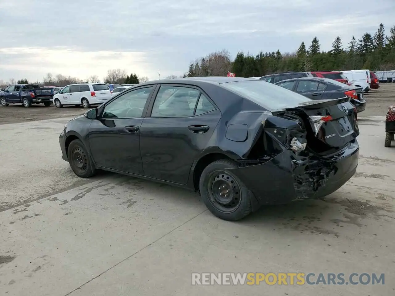 2 Photograph of a damaged car 2T1BURHE5KC146680 TOYOTA COROLLA 2019
