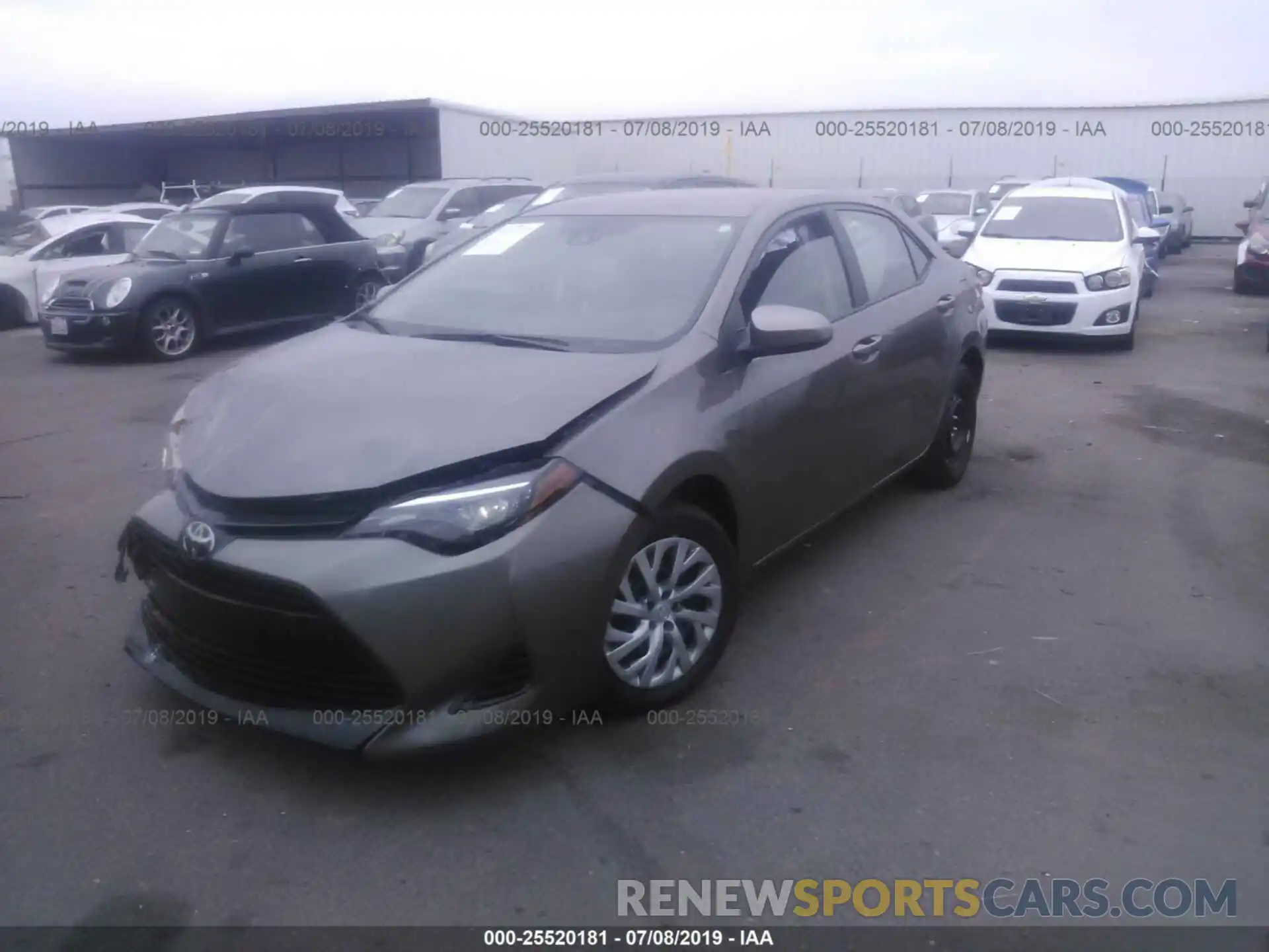 2 Photograph of a damaged car 2T1BURHE5KC150017 TOYOTA COROLLA 2019