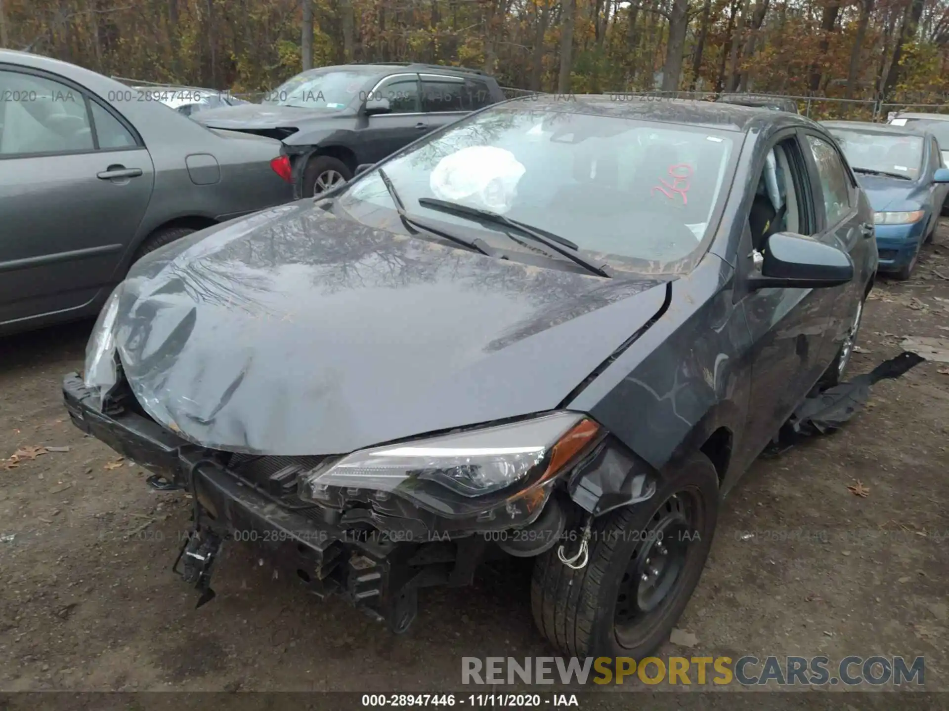 2 Photograph of a damaged car 2T1BURHE5KC150177 TOYOTA COROLLA 2019