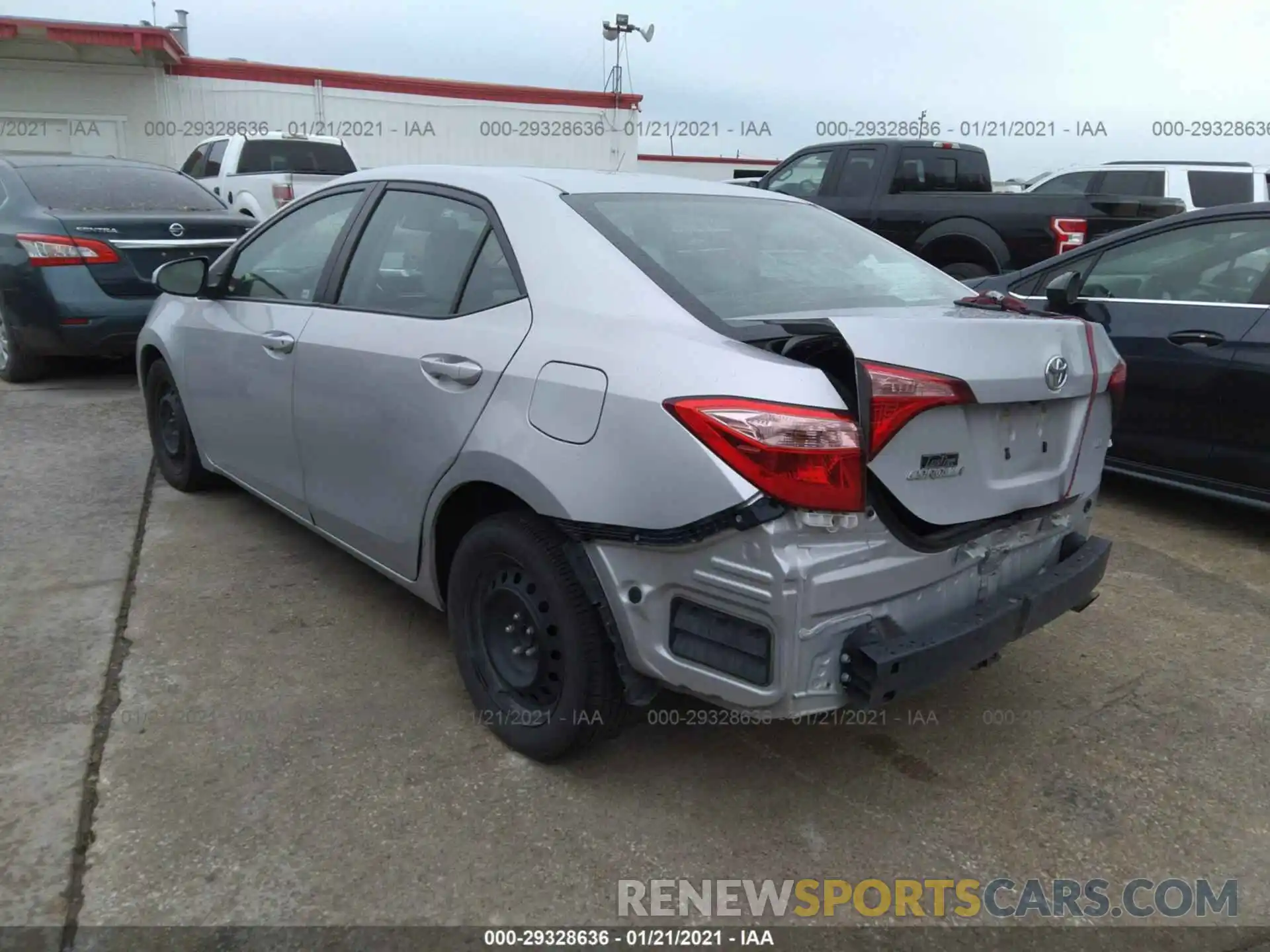 3 Photograph of a damaged car 2T1BURHE5KC151507 TOYOTA COROLLA 2019