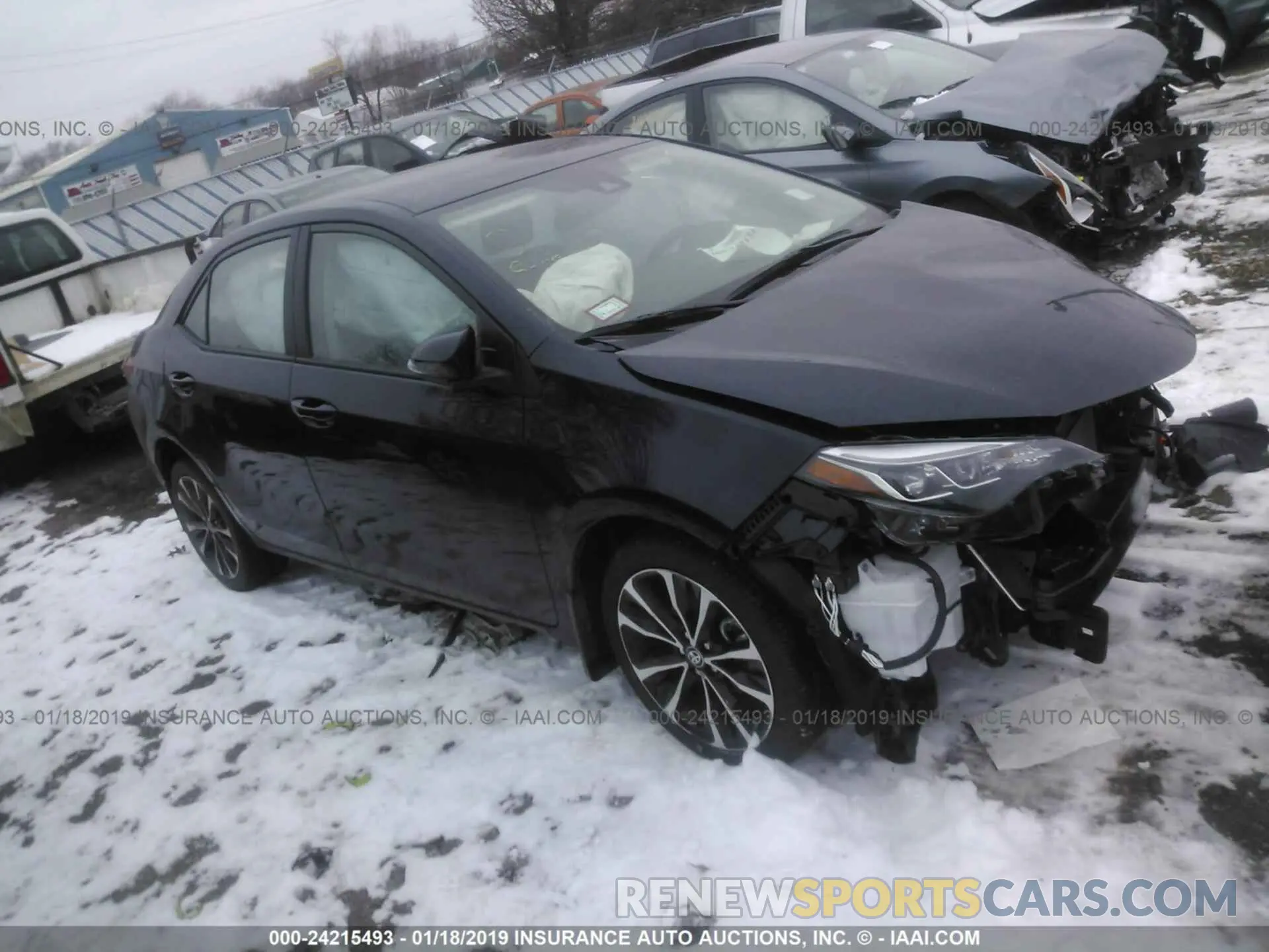 1 Photograph of a damaged car 2T1BURHE5KC155749 TOYOTA COROLLA 2019