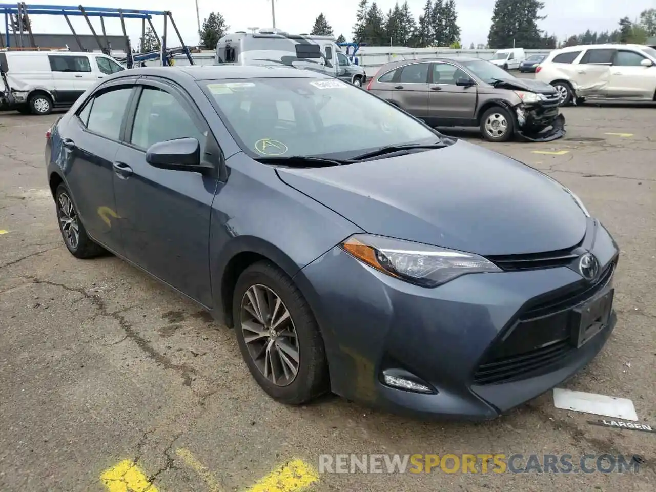 1 Photograph of a damaged car 2T1BURHE5KC155881 TOYOTA COROLLA 2019