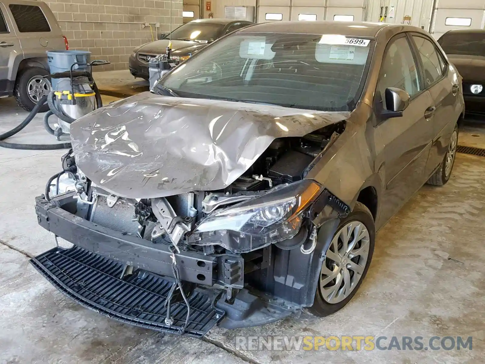 2 Photograph of a damaged car 2T1BURHE5KC155959 TOYOTA COROLLA 2019