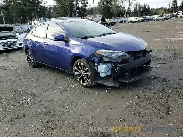 11 Photograph of a damaged car 2T1BURHE5KC157114 TOYOTA COROLLA 2019