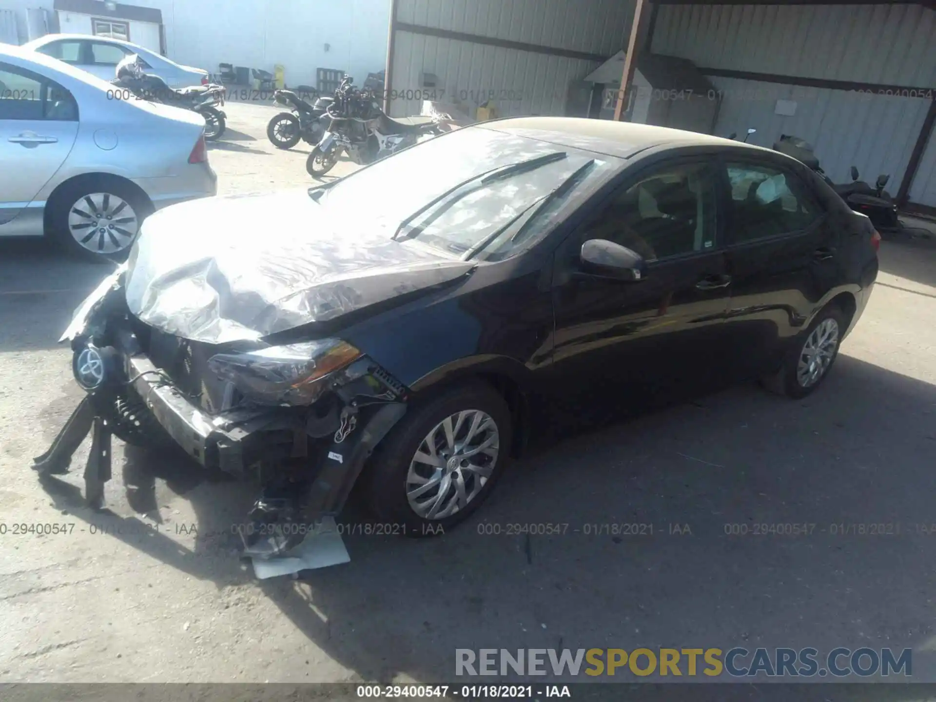 2 Photograph of a damaged car 2T1BURHE5KC159350 TOYOTA COROLLA 2019