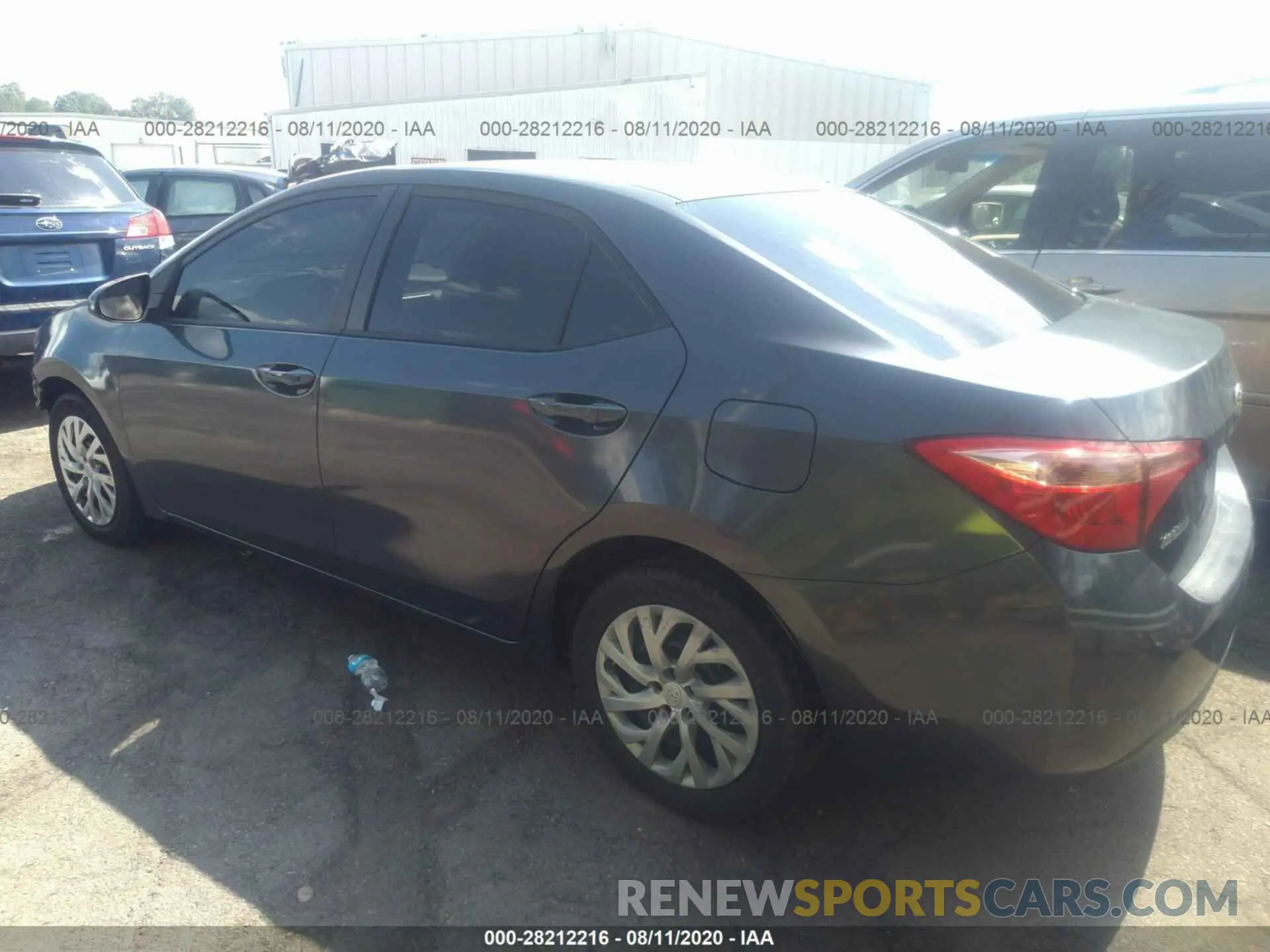 3 Photograph of a damaged car 2T1BURHE5KC161518 TOYOTA COROLLA 2019