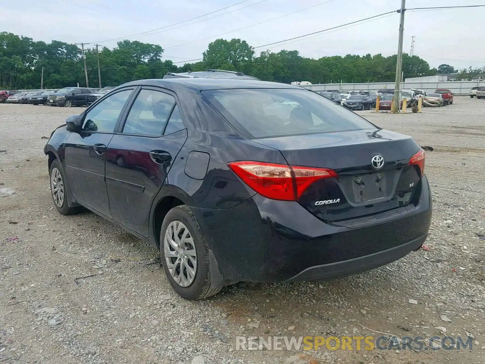 3 Photograph of a damaged car 2T1BURHE5KC163009 TOYOTA COROLLA 2019