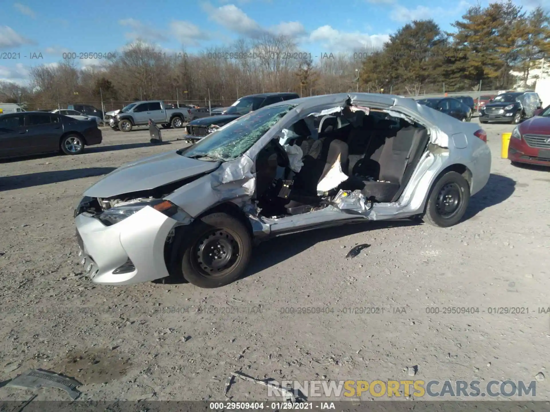 2 Photograph of a damaged car 2T1BURHE5KC167108 TOYOTA COROLLA 2019