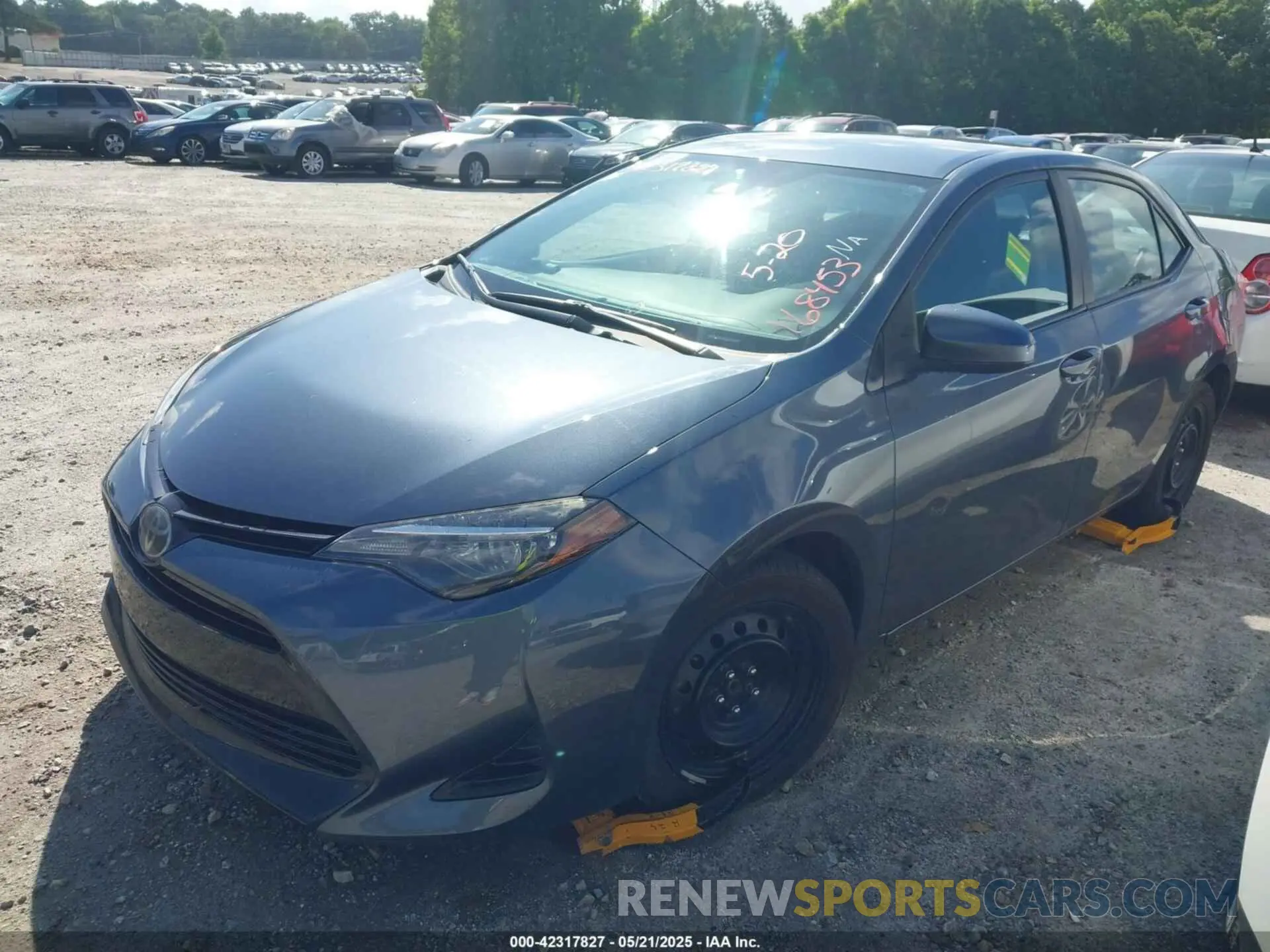 2 Photograph of a damaged car 2T1BURHE5KC168453 TOYOTA COROLLA 2019