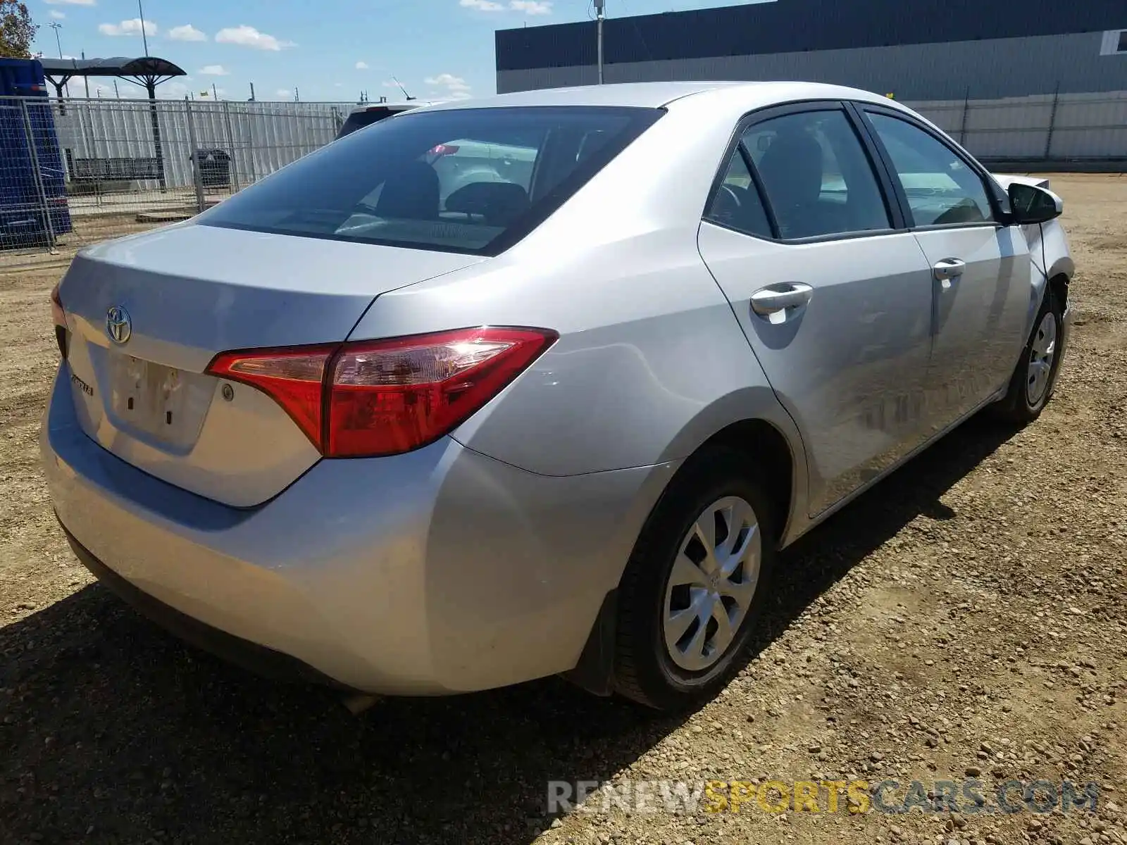 4 Photograph of a damaged car 2T1BURHE5KC171353 TOYOTA COROLLA 2019