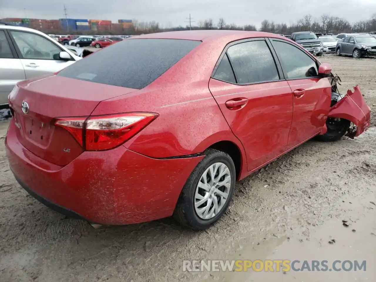 4 Photograph of a damaged car 2T1BURHE5KC177802 TOYOTA COROLLA 2019