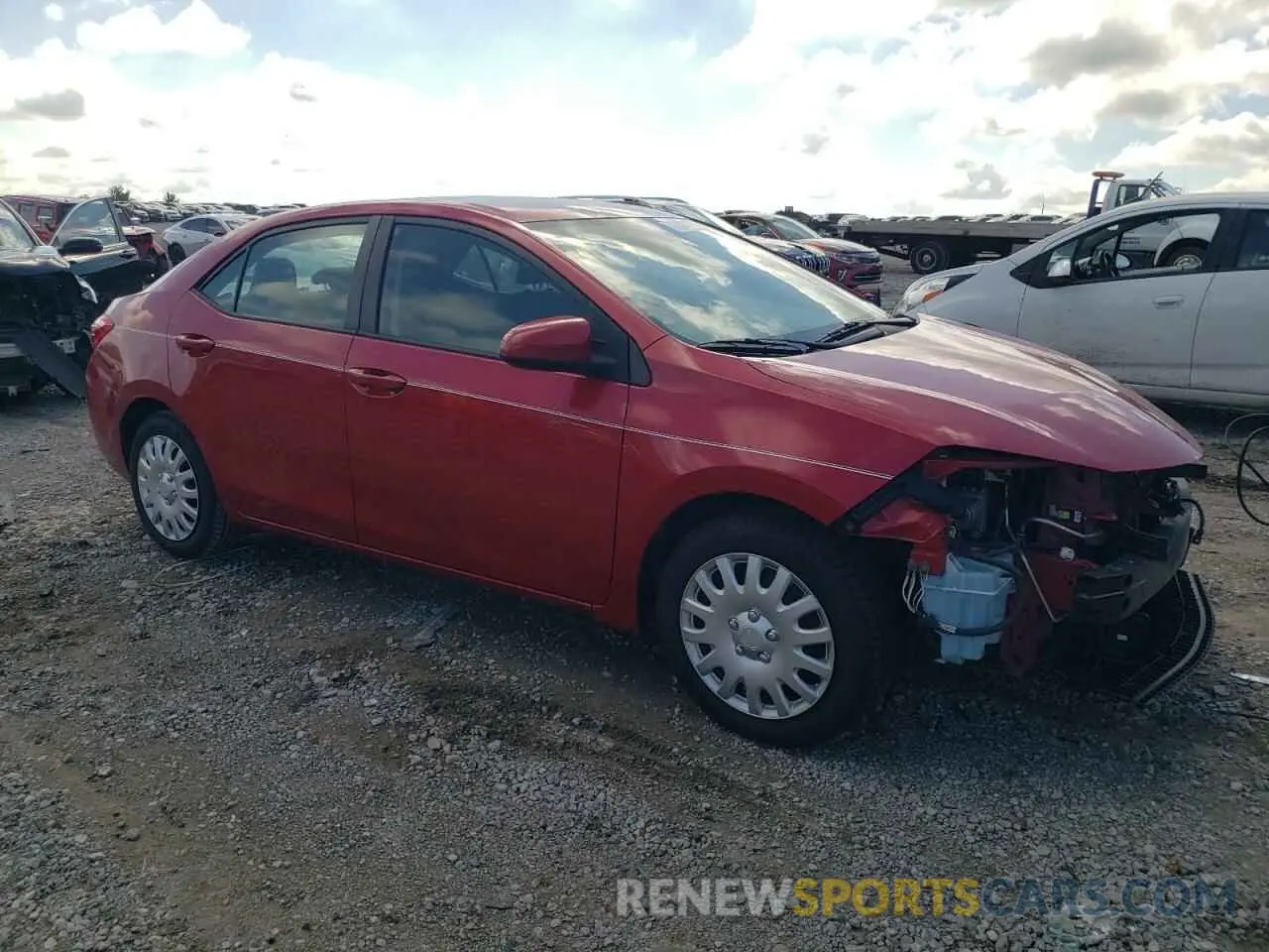 4 Photograph of a damaged car 2T1BURHE5KC180506 TOYOTA COROLLA 2019