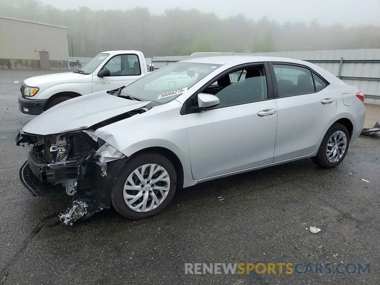 1 Photograph of a damaged car 2T1BURHE5KC184037 TOYOTA COROLLA 2019