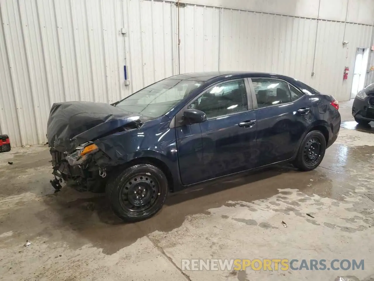 1 Photograph of a damaged car 2T1BURHE5KC186984 TOYOTA COROLLA 2019