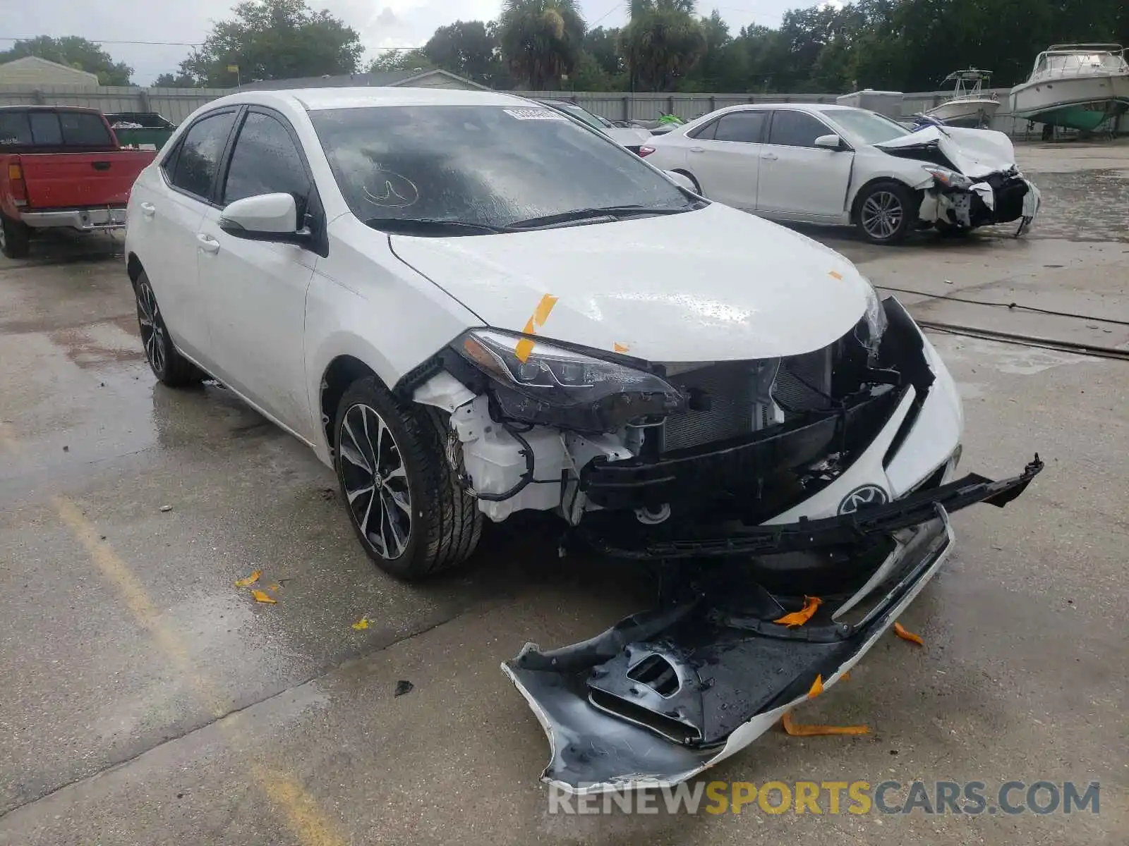 1 Photograph of a damaged car 2T1BURHE5KC202309 TOYOTA COROLLA 2019