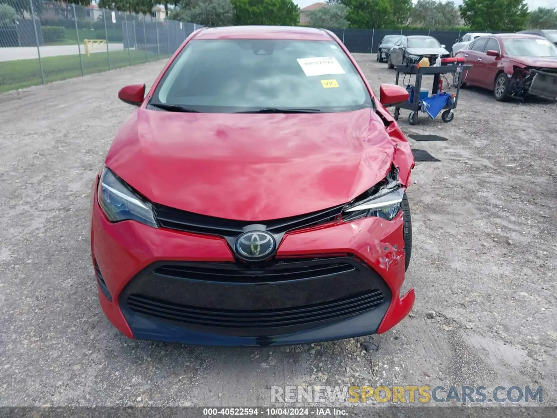 12 Photograph of a damaged car 2T1BURHE5KC202827 TOYOTA COROLLA 2019