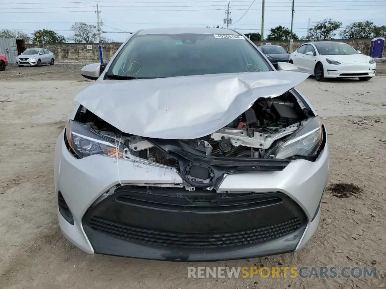 5 Photograph of a damaged car 2T1BURHE5KC203413 TOYOTA COROLLA 2019