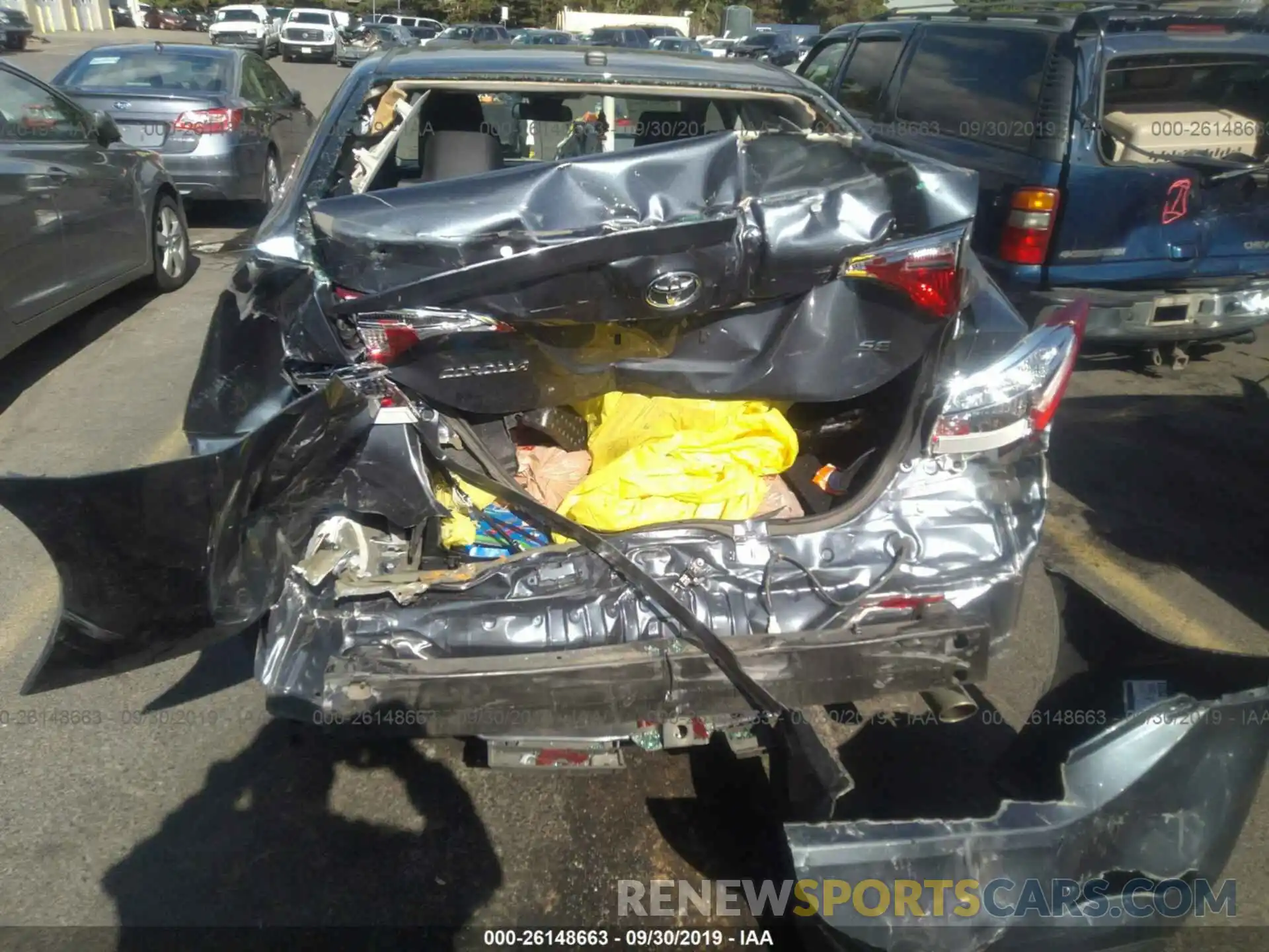 6 Photograph of a damaged car 2T1BURHE5KC206537 TOYOTA COROLLA 2019