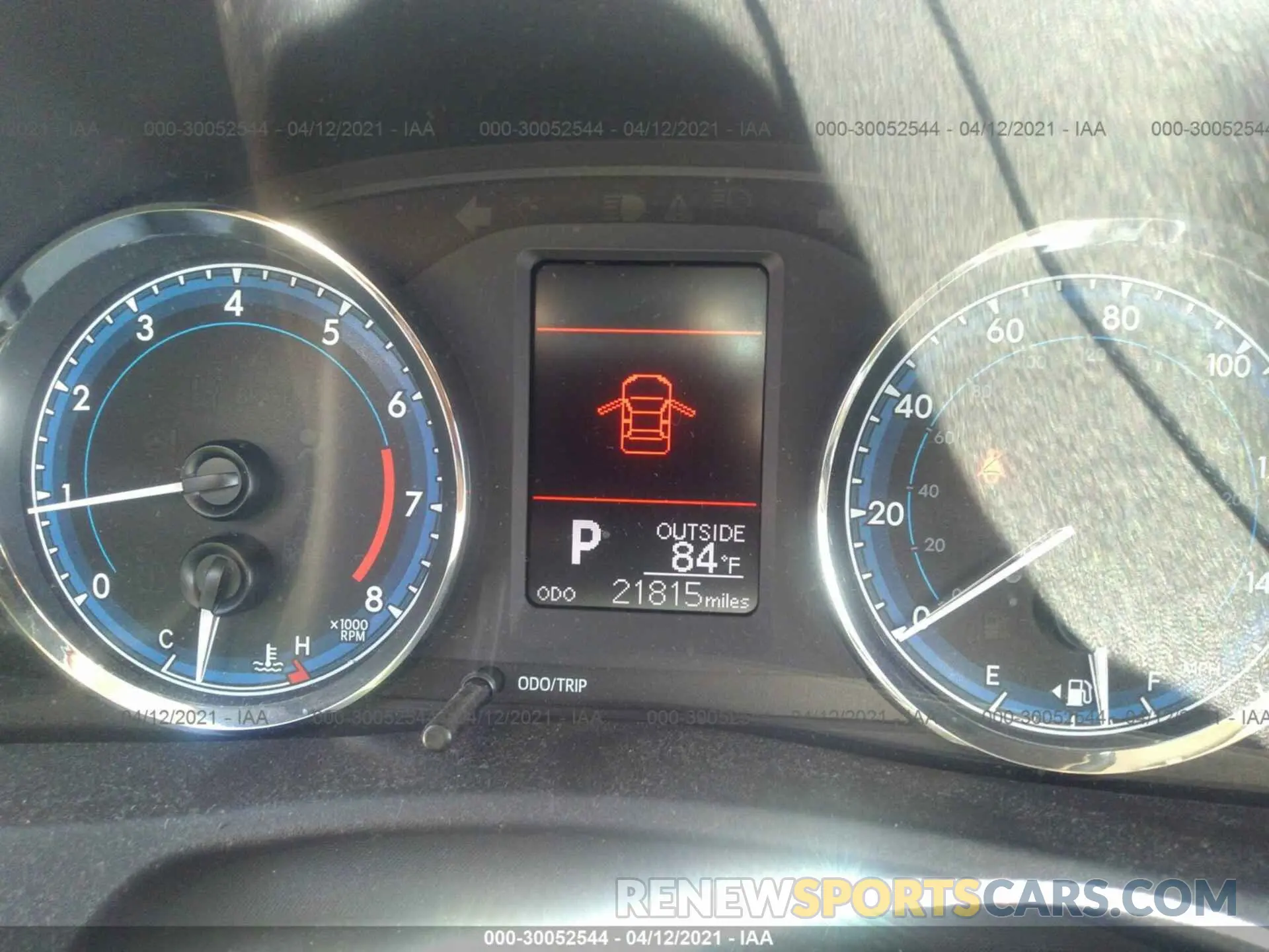 7 Photograph of a damaged car 2T1BURHE5KC210734 TOYOTA COROLLA 2019