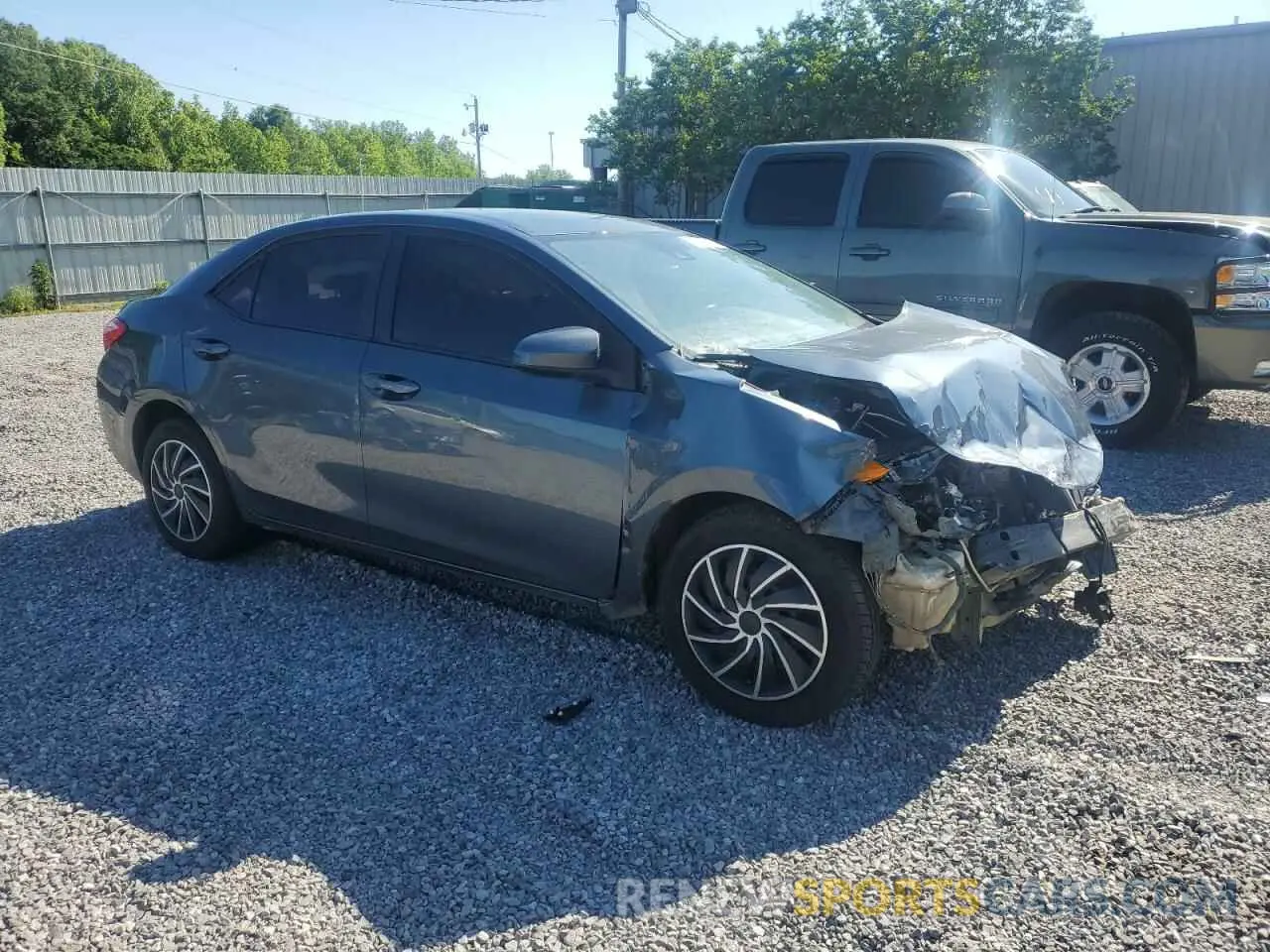 4 Photograph of a damaged car 2T1BURHE5KC214511 TOYOTA COROLLA 2019