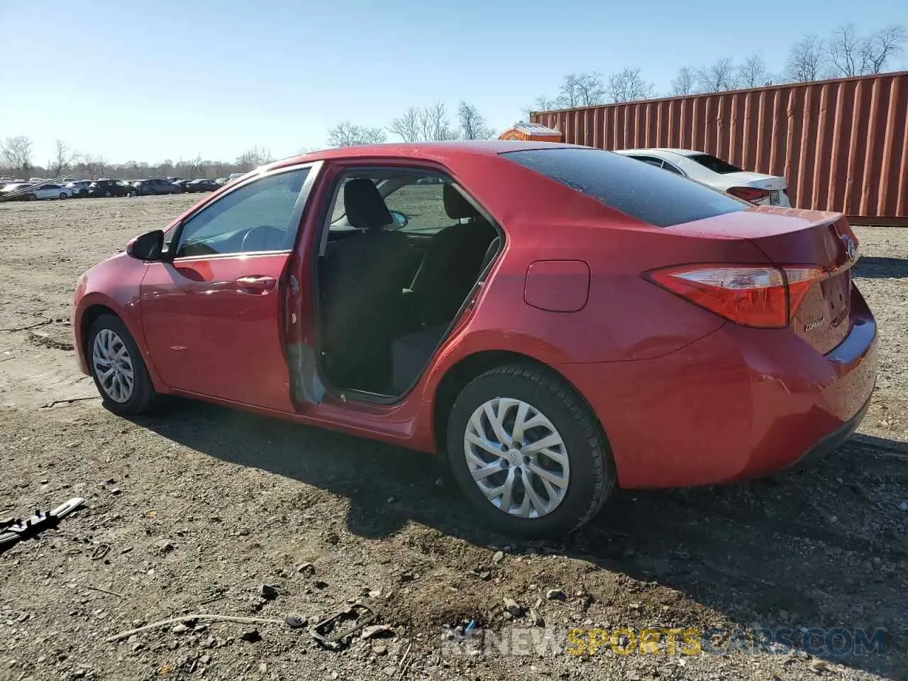 2 Photograph of a damaged car 2T1BURHE5KC224357 TOYOTA COROLLA 2019