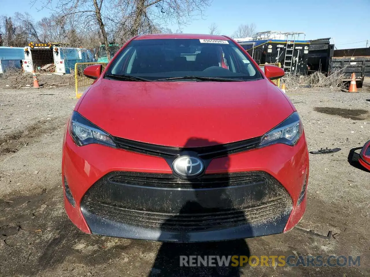 5 Photograph of a damaged car 2T1BURHE5KC224357 TOYOTA COROLLA 2019