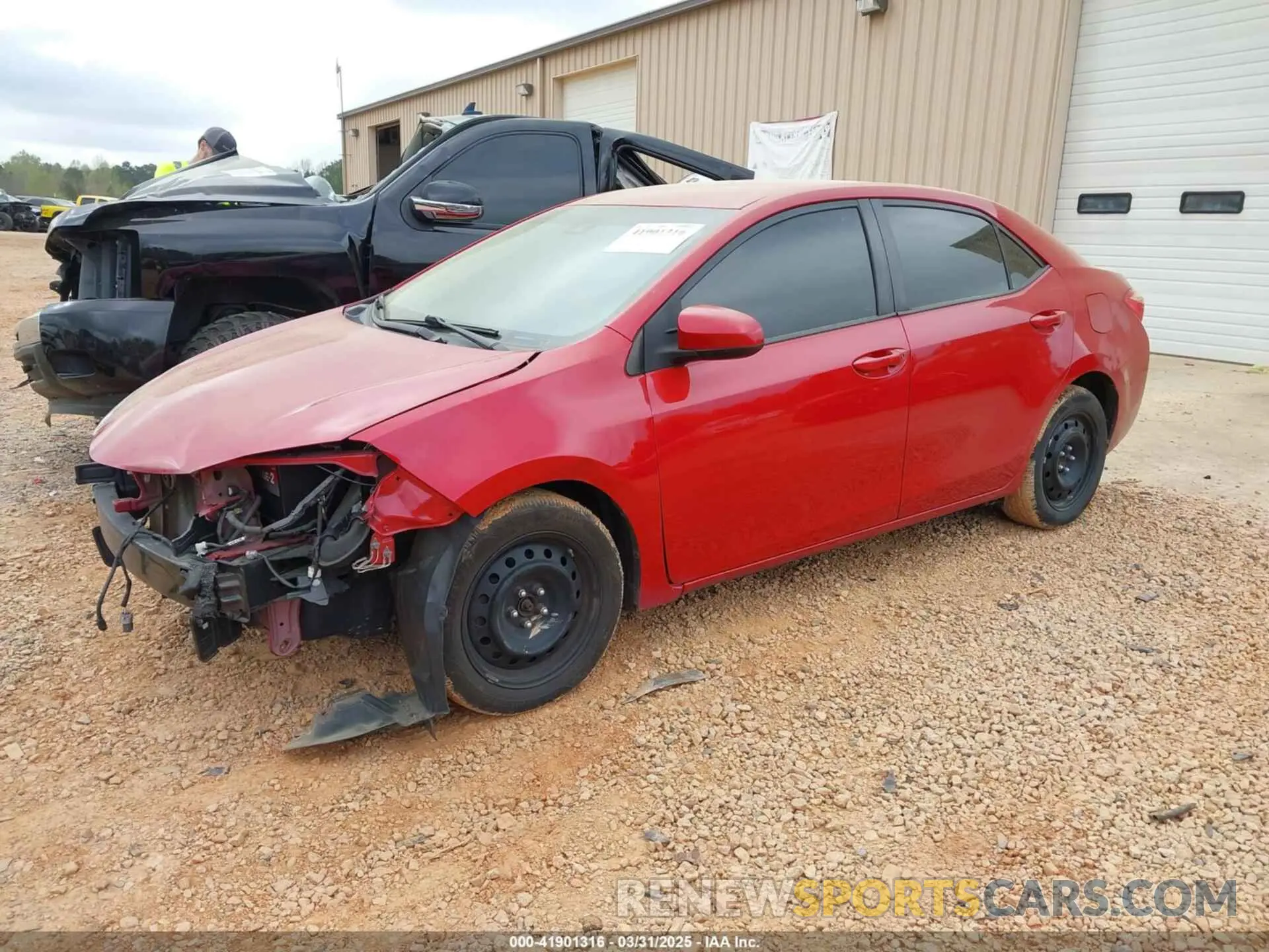 2 Photograph of a damaged car 2T1BURHE5KC225668 TOYOTA COROLLA 2019