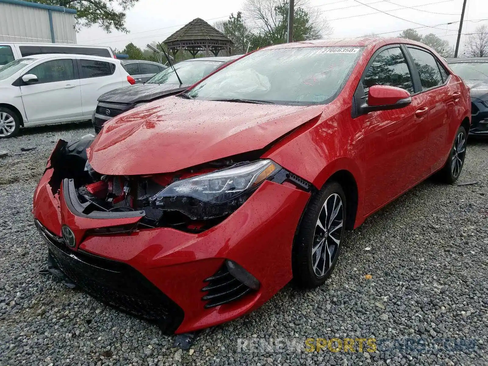 2 Photograph of a damaged car 2T1BURHE5KC226559 TOYOTA COROLLA 2019