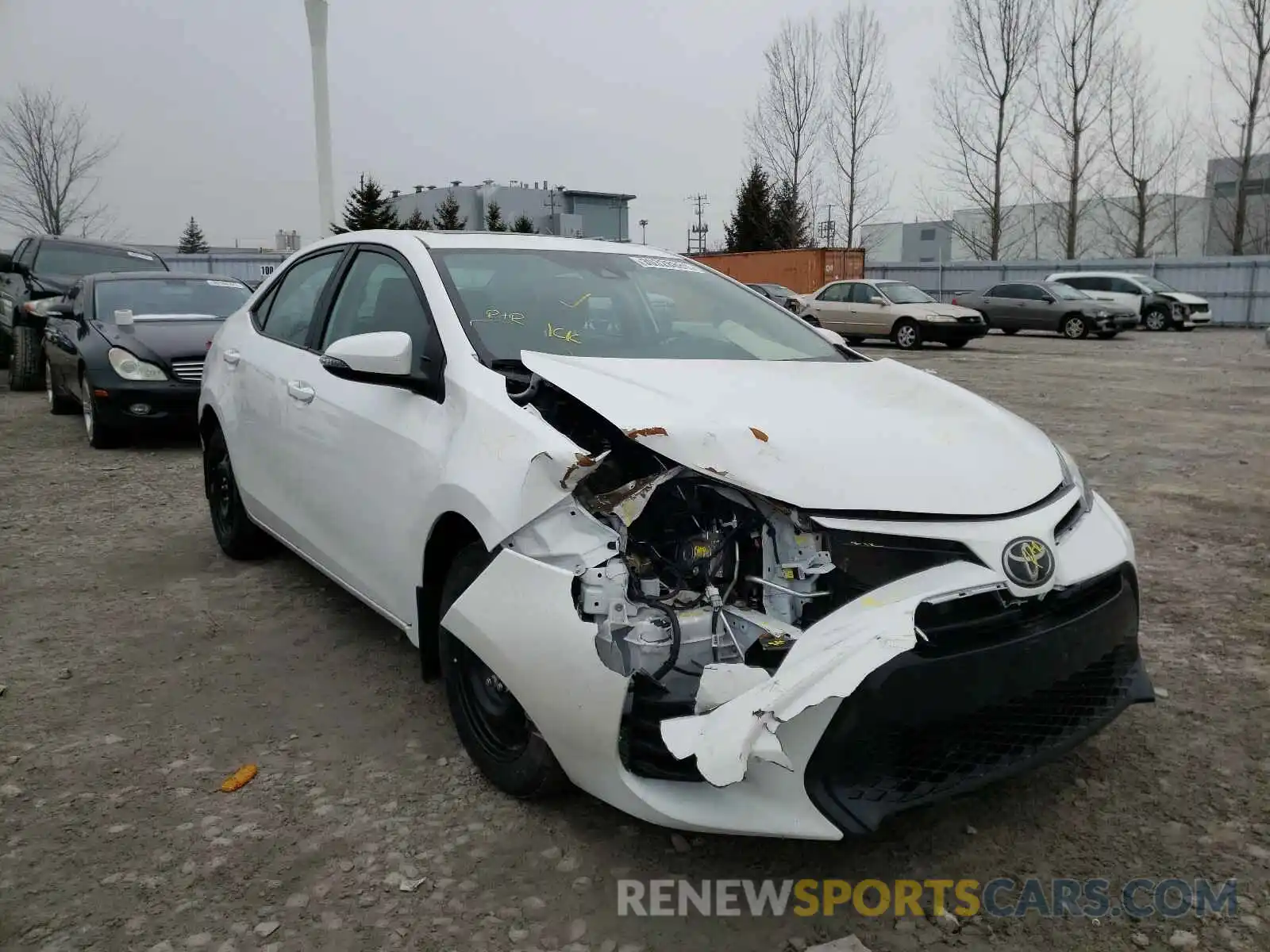 1 Photograph of a damaged car 2T1BURHE5KC229140 TOYOTA COROLLA 2019