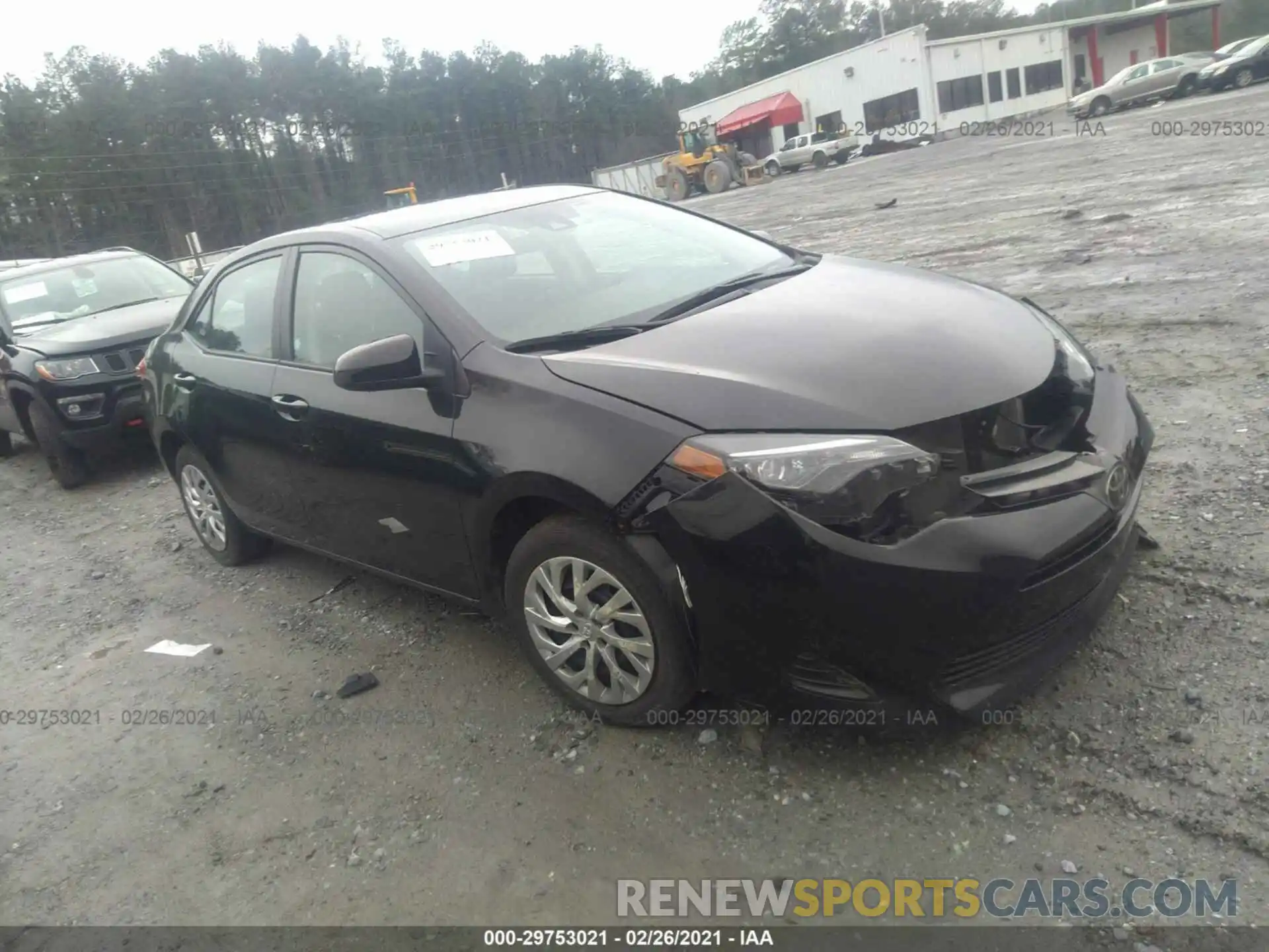 1 Photograph of a damaged car 2T1BURHE5KC233379 TOYOTA COROLLA 2019