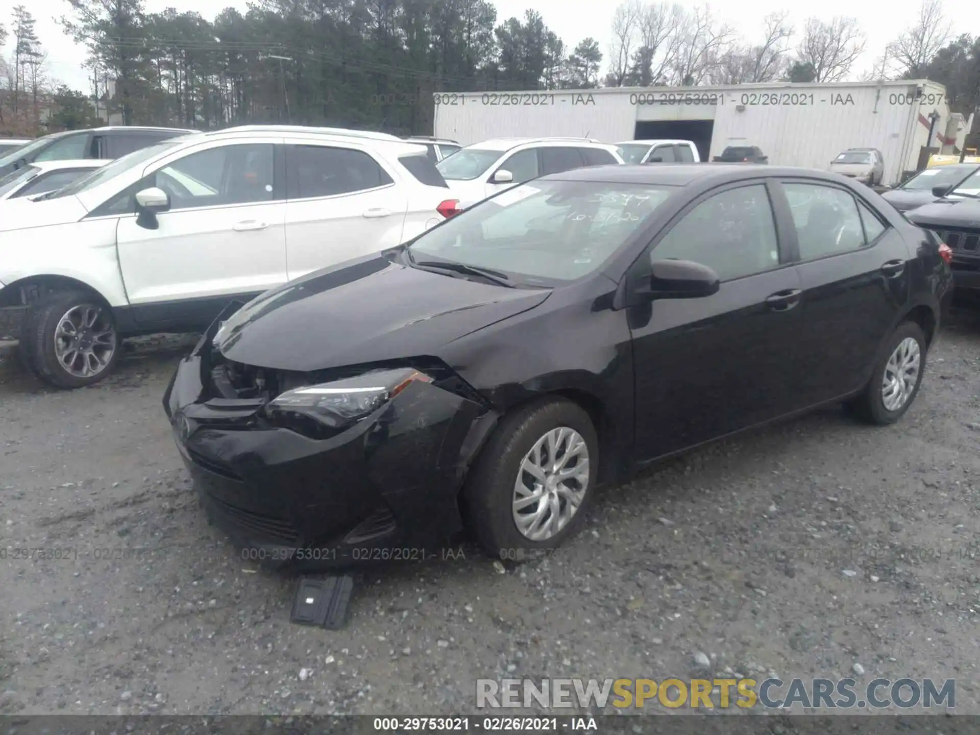 2 Photograph of a damaged car 2T1BURHE5KC233379 TOYOTA COROLLA 2019