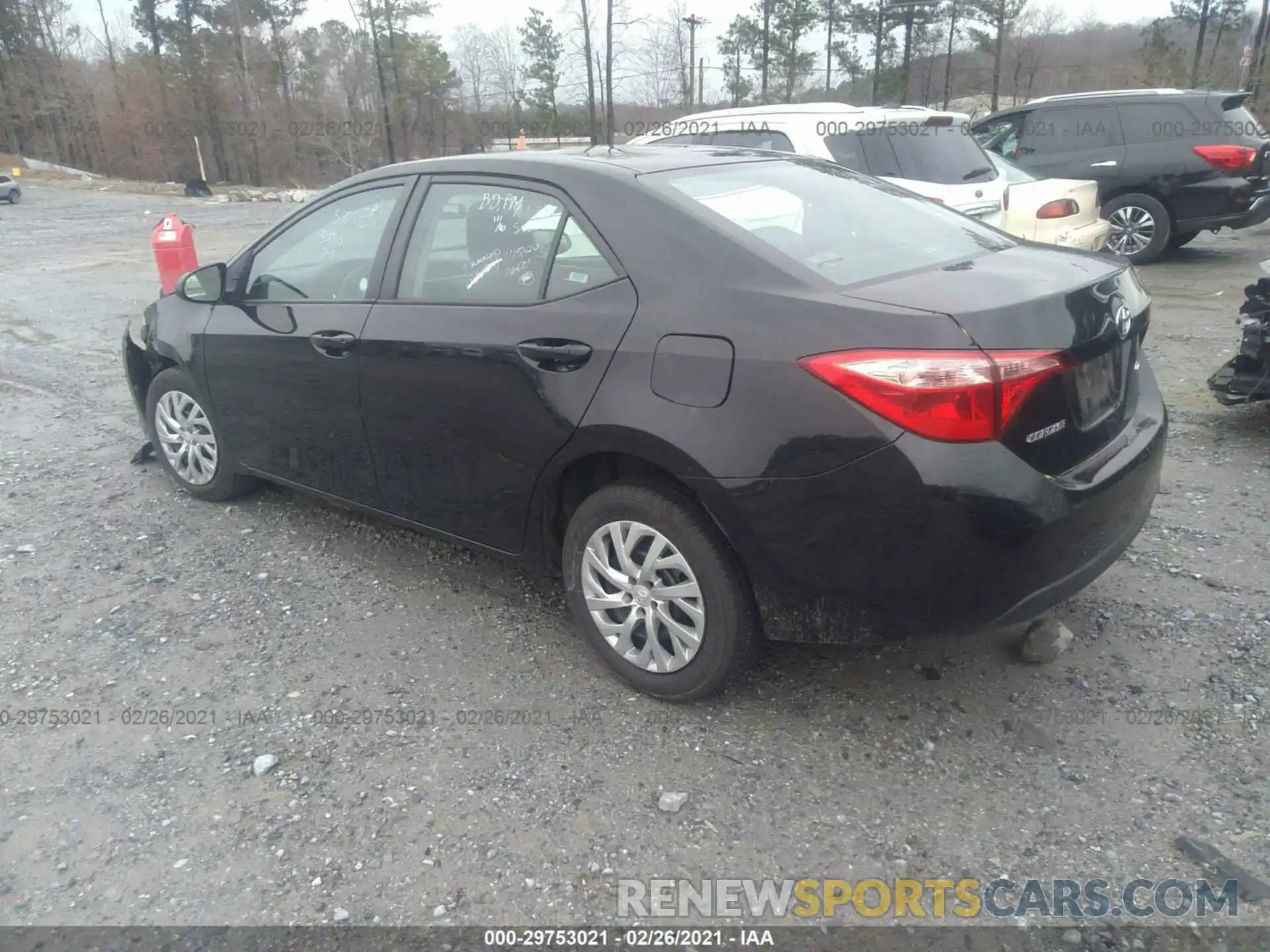 3 Photograph of a damaged car 2T1BURHE5KC233379 TOYOTA COROLLA 2019