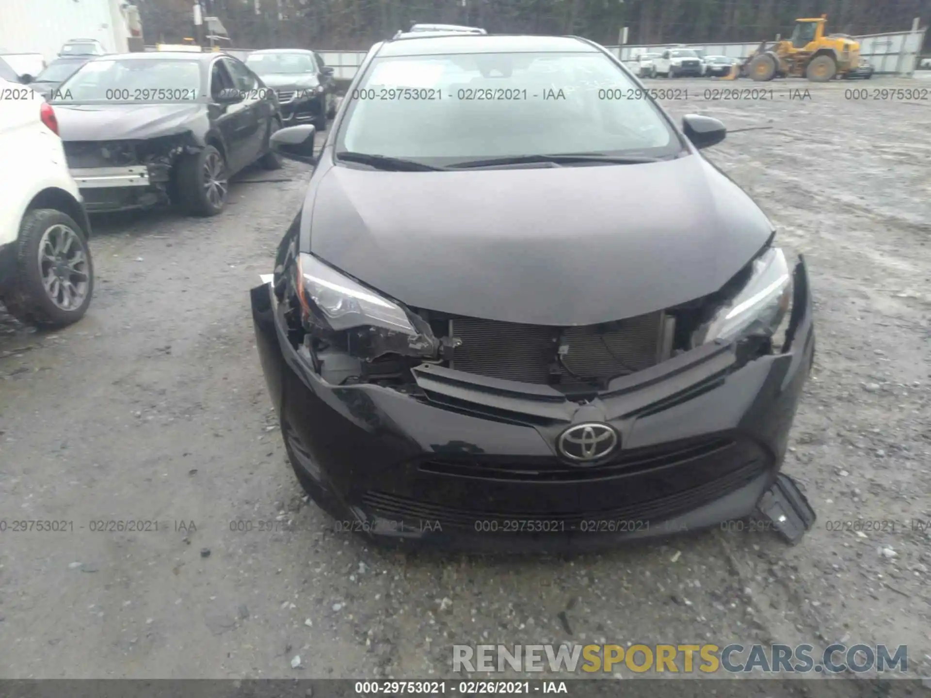 6 Photograph of a damaged car 2T1BURHE5KC233379 TOYOTA COROLLA 2019