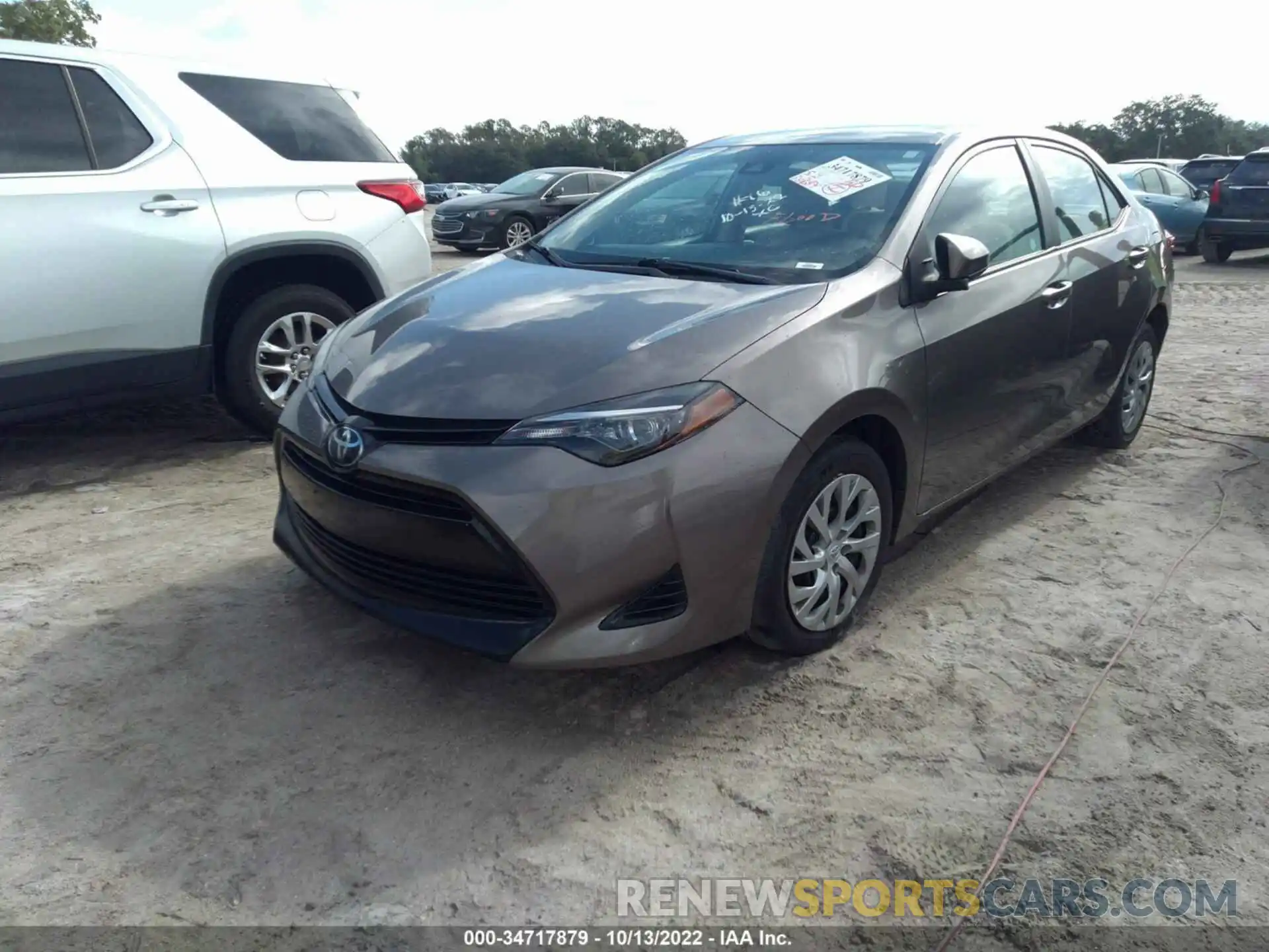 2 Photograph of a damaged car 2T1BURHE5KC236055 TOYOTA COROLLA 2019