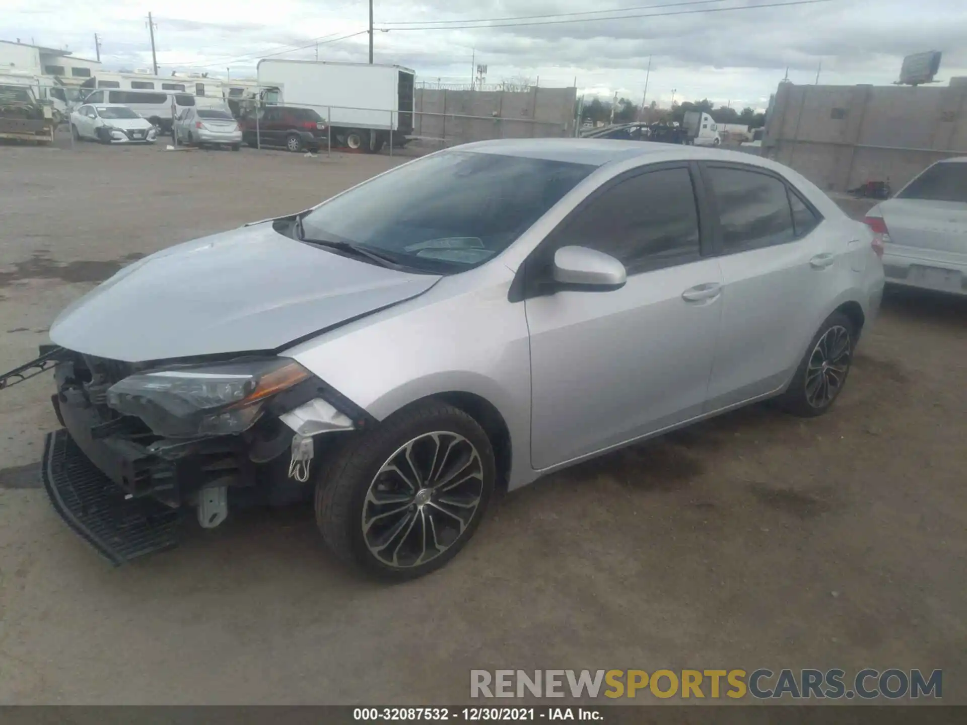 2 Photograph of a damaged car 2T1BURHE5KC237674 TOYOTA COROLLA 2019