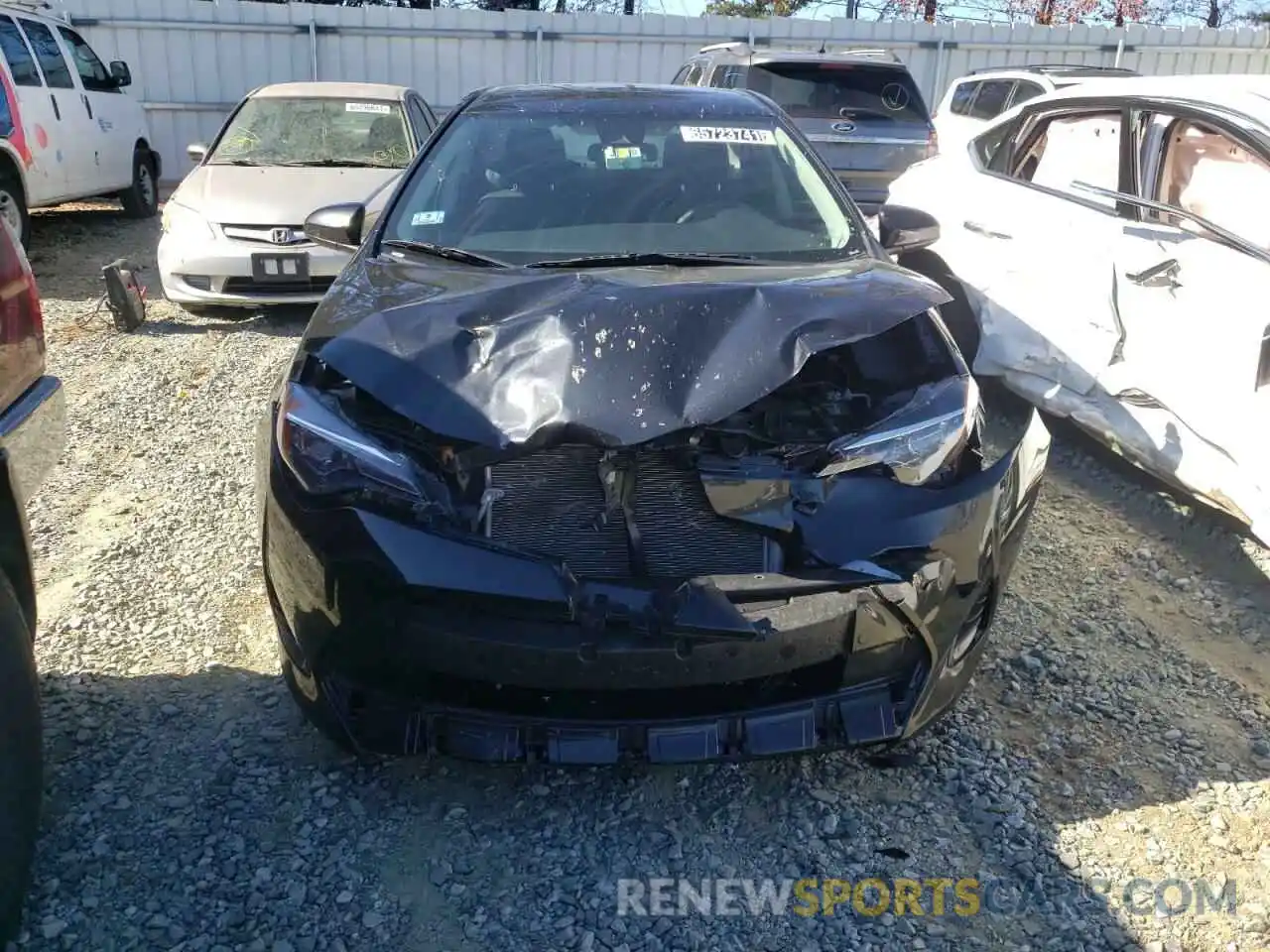 9 Photograph of a damaged car 2T1BURHE5KC238162 TOYOTA COROLLA 2019