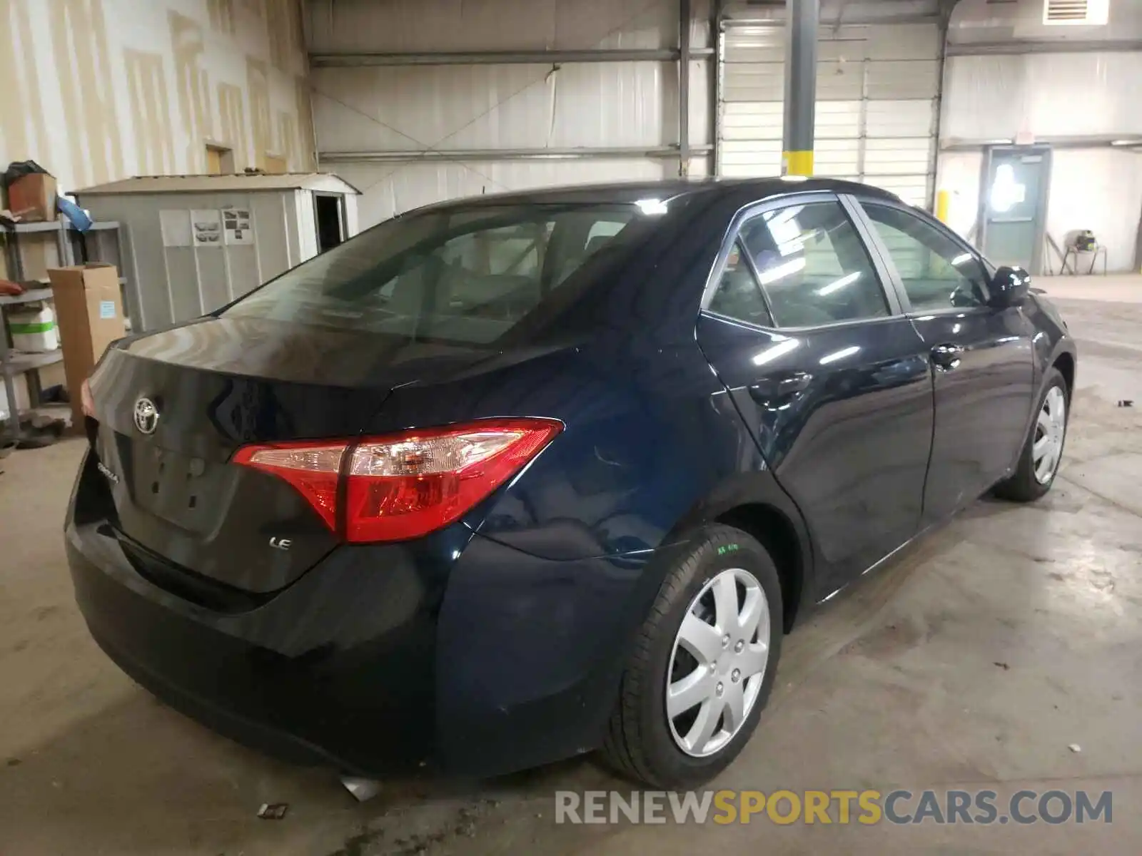 4 Photograph of a damaged car 2T1BURHE5KC244527 TOYOTA COROLLA 2019