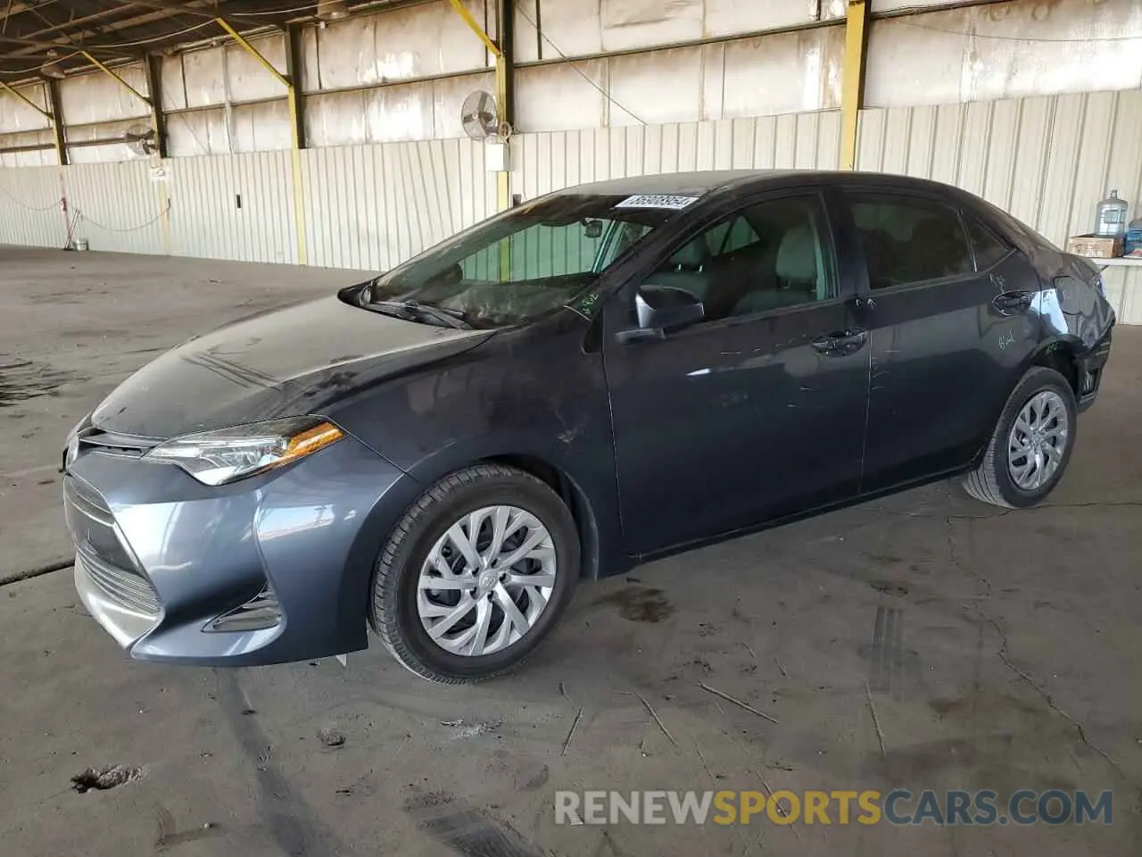 1 Photograph of a damaged car 2T1BURHE5KC247086 TOYOTA COROLLA 2019