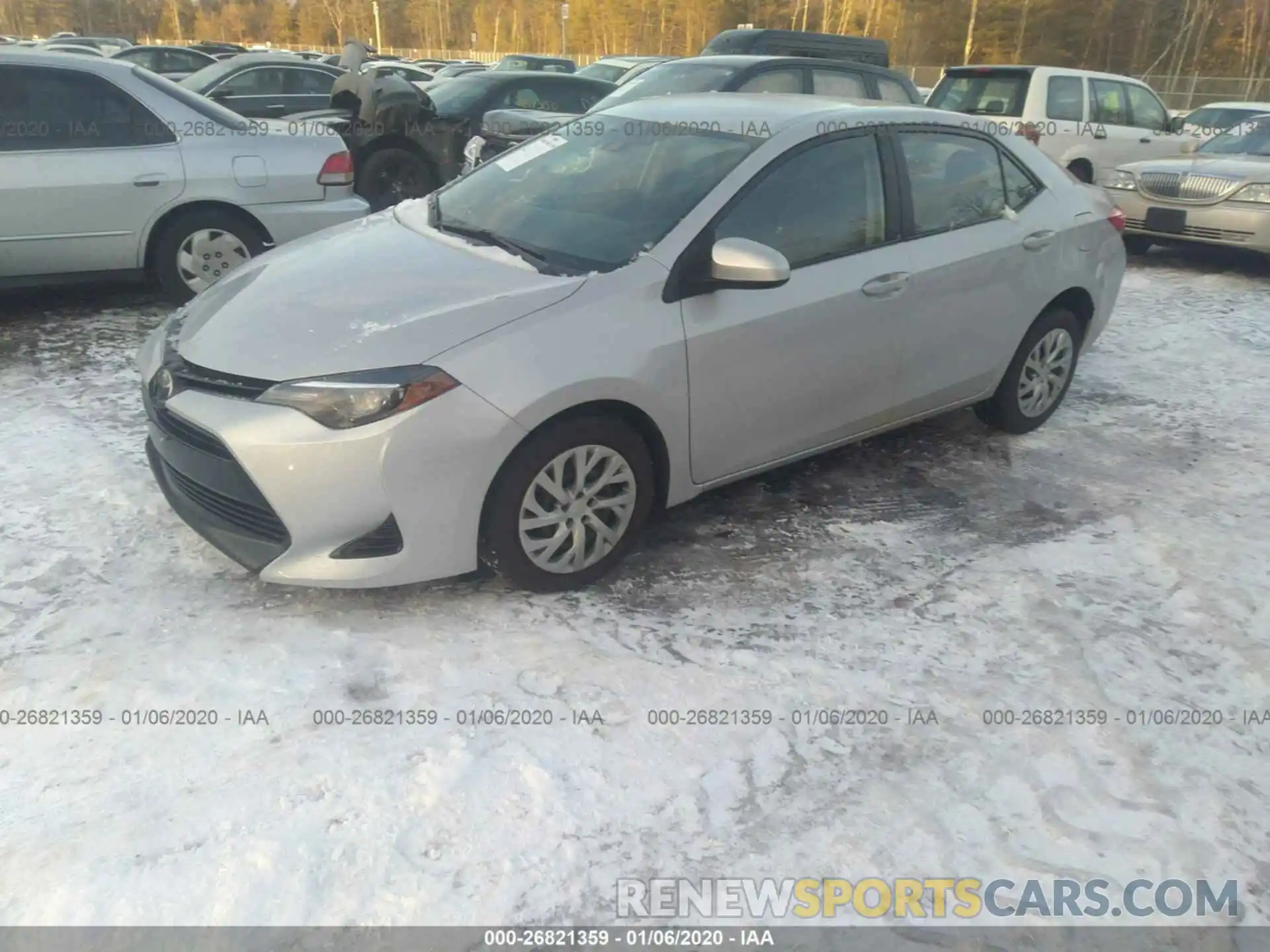 2 Photograph of a damaged car 2T1BURHE6KC125496 TOYOTA COROLLA 2019