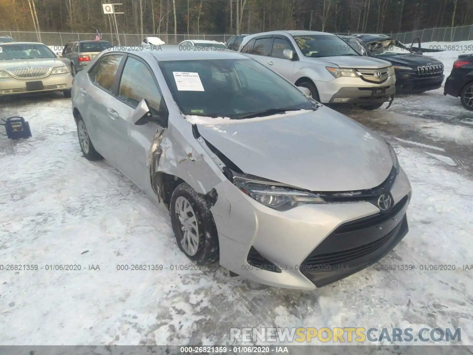 6 Photograph of a damaged car 2T1BURHE6KC125496 TOYOTA COROLLA 2019