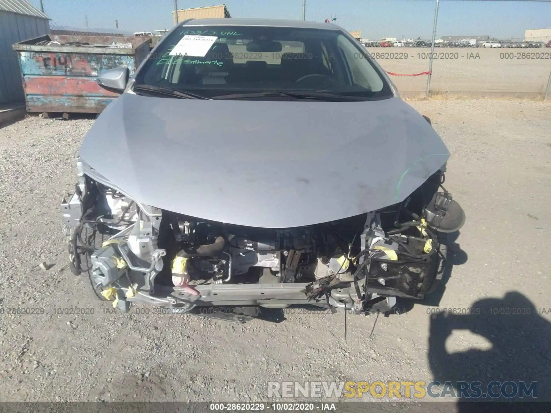 6 Photograph of a damaged car 2T1BURHE6KC131203 TOYOTA COROLLA 2019