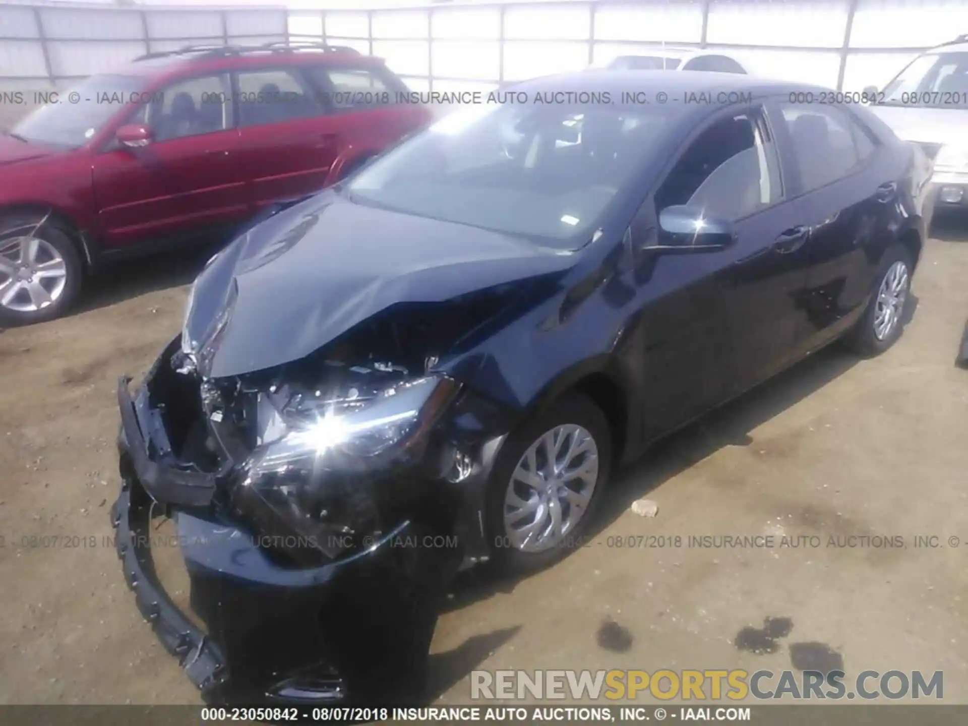 2 Photograph of a damaged car 2T1BURHE6KC139575 Toyota Corolla 2019