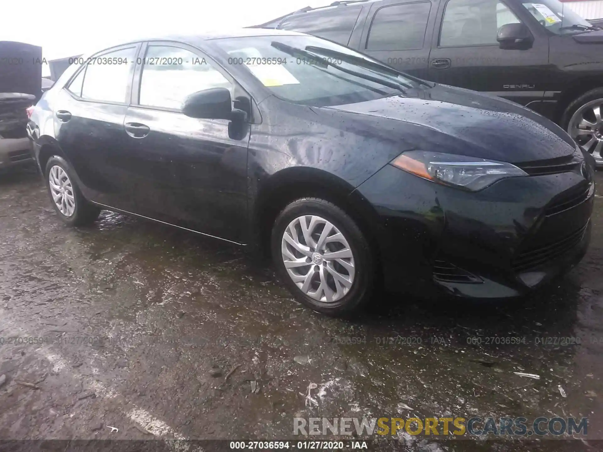 1 Photograph of a damaged car 2T1BURHE6KC142069 TOYOTA COROLLA 2019