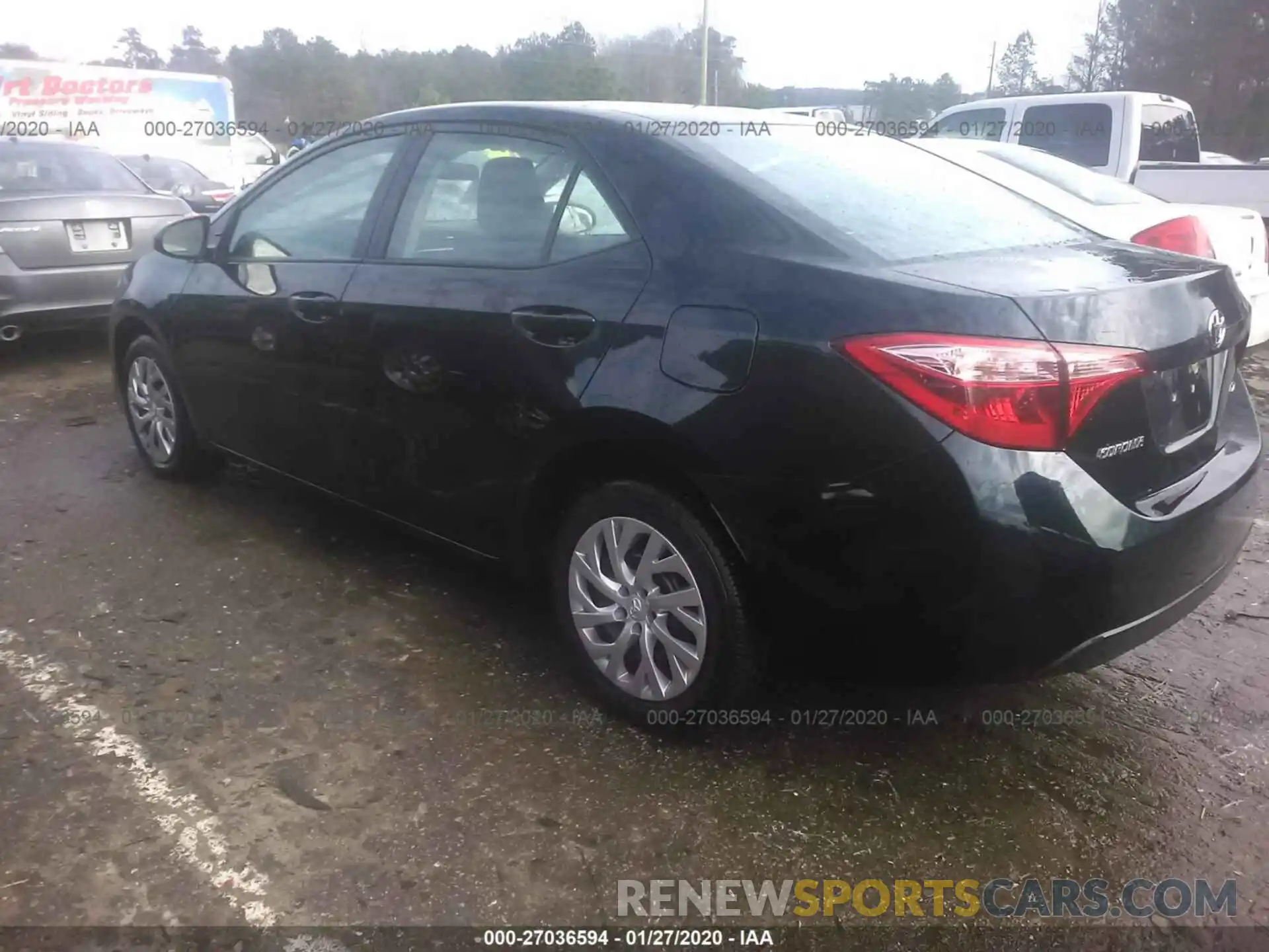 3 Photograph of a damaged car 2T1BURHE6KC142069 TOYOTA COROLLA 2019