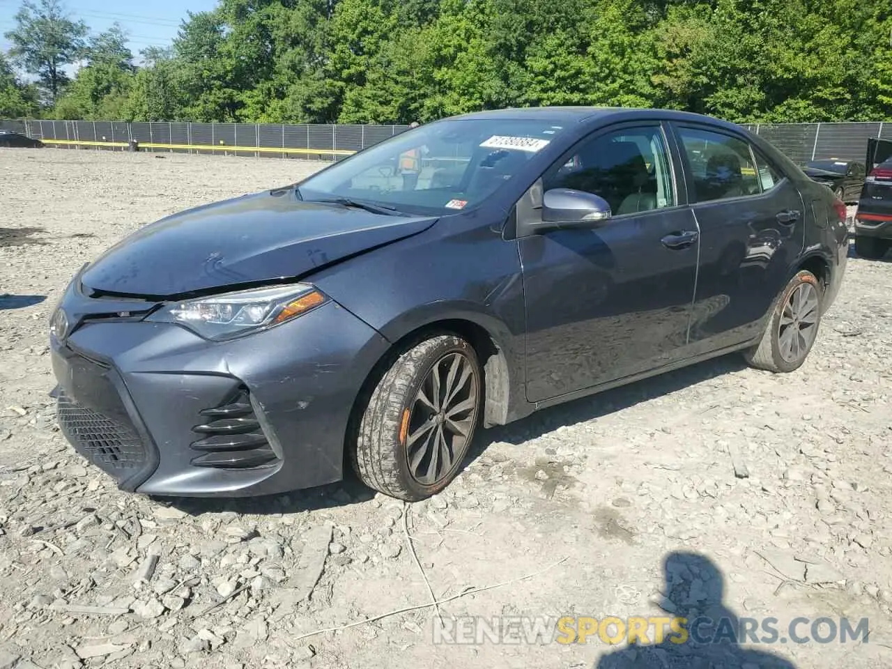 1 Photograph of a damaged car 2T1BURHE6KC146543 TOYOTA COROLLA 2019