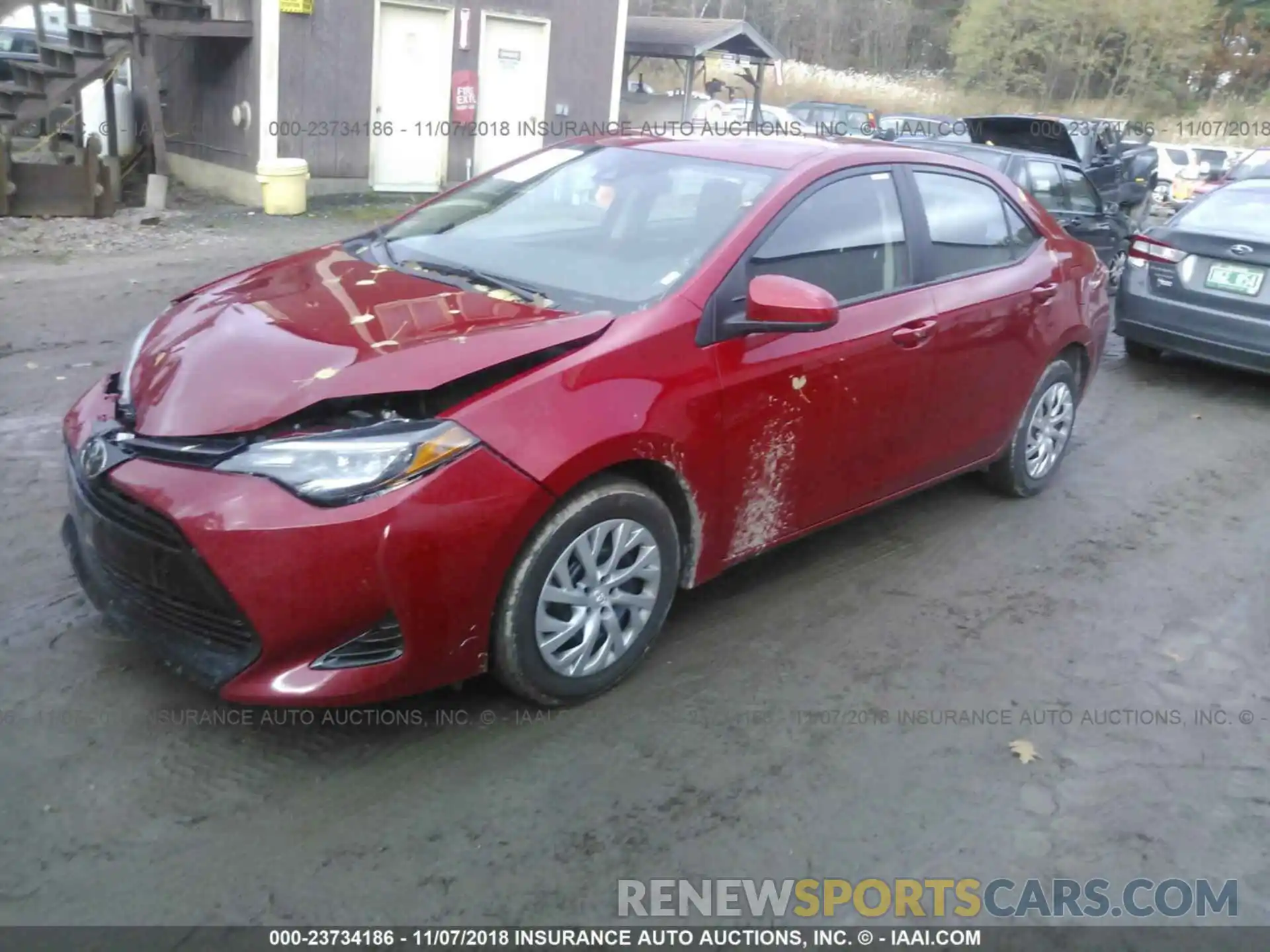 2 Photograph of a damaged car 2T1BURHE6KC147353 Toyota Corolla 2019